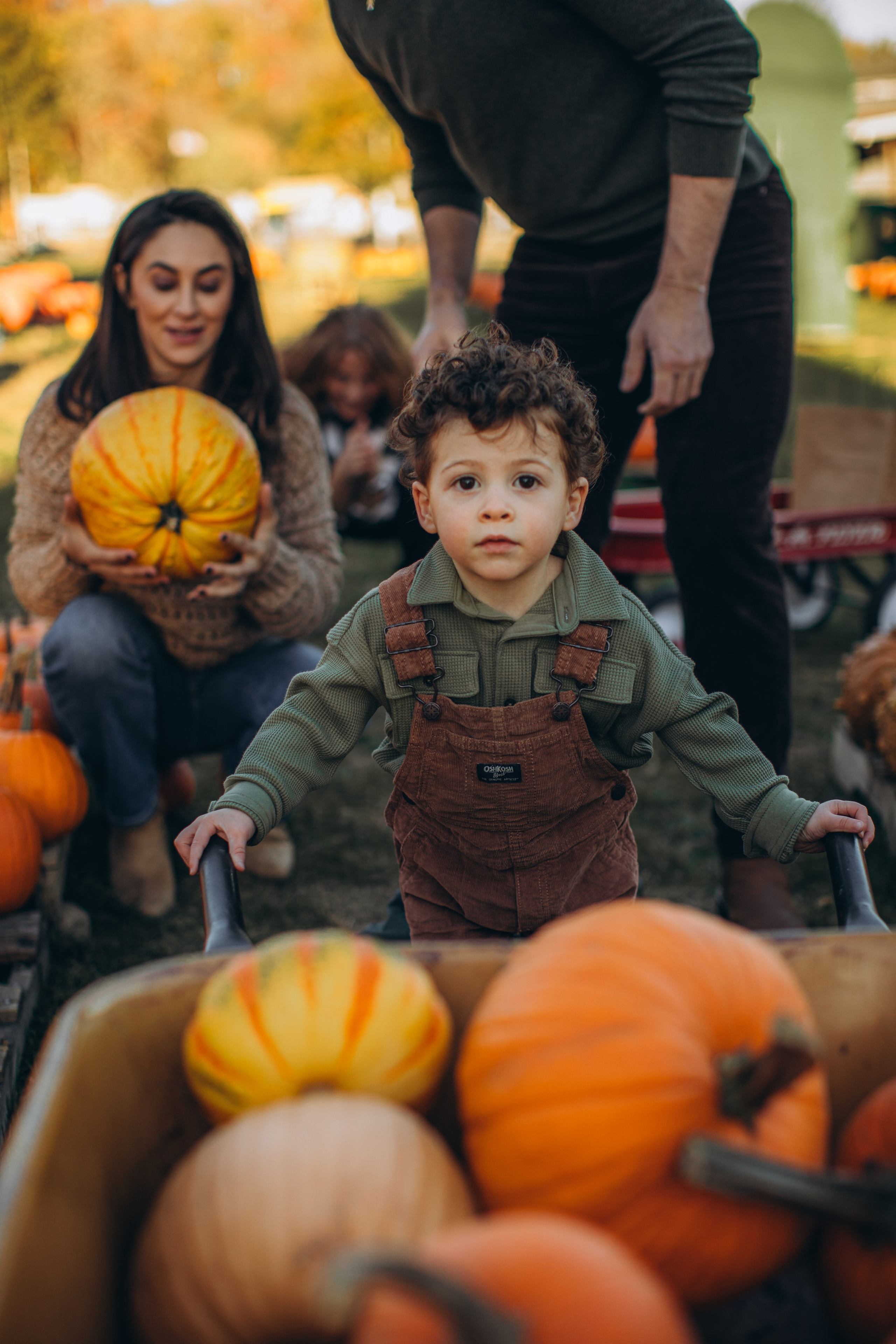 Victoria, Nick, Grayson and Noah at Harvest Moon Farm. Love Through Photo