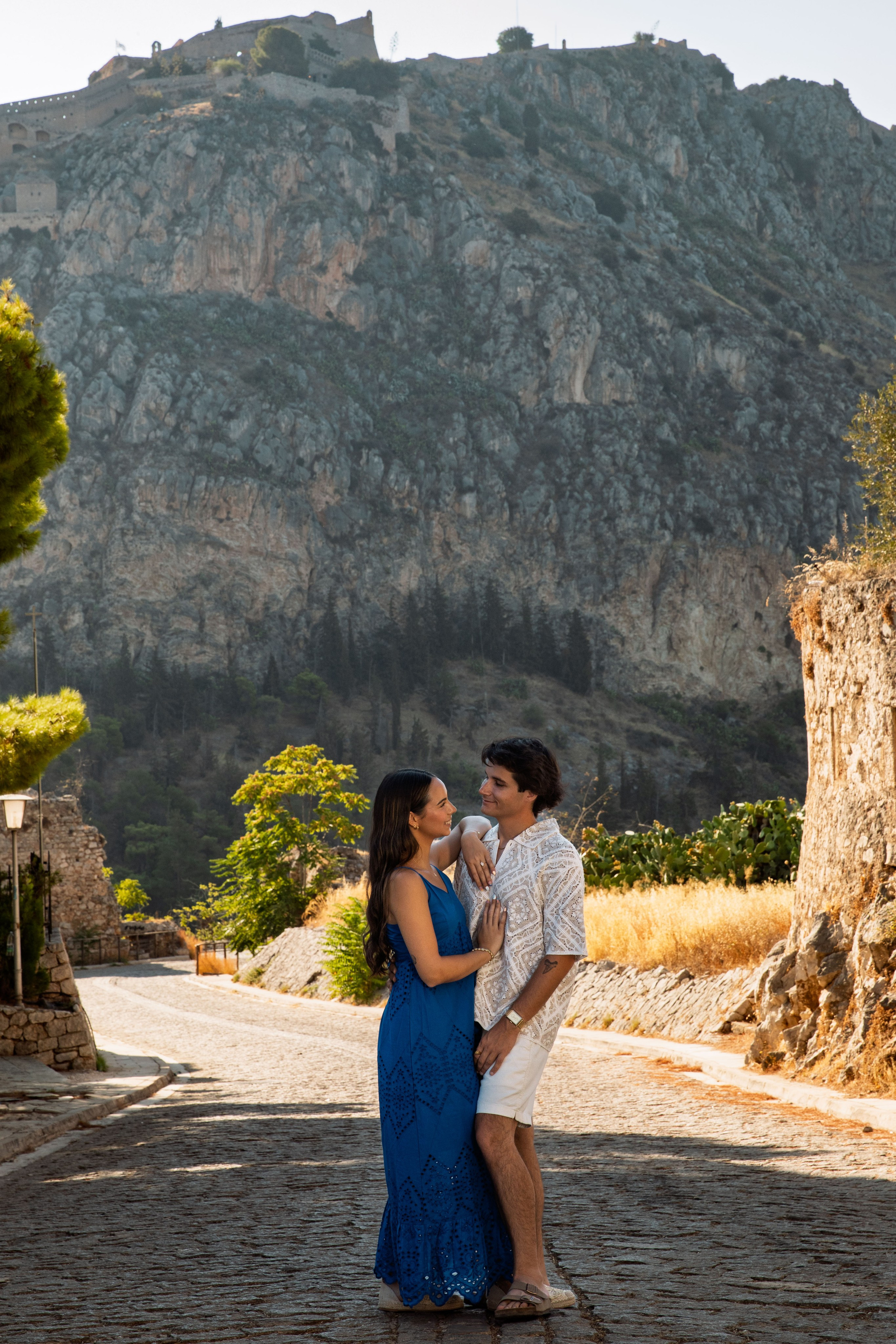 Evan & Sofia (USA). Photographer Anya Khasapi. Nafplio, Greece