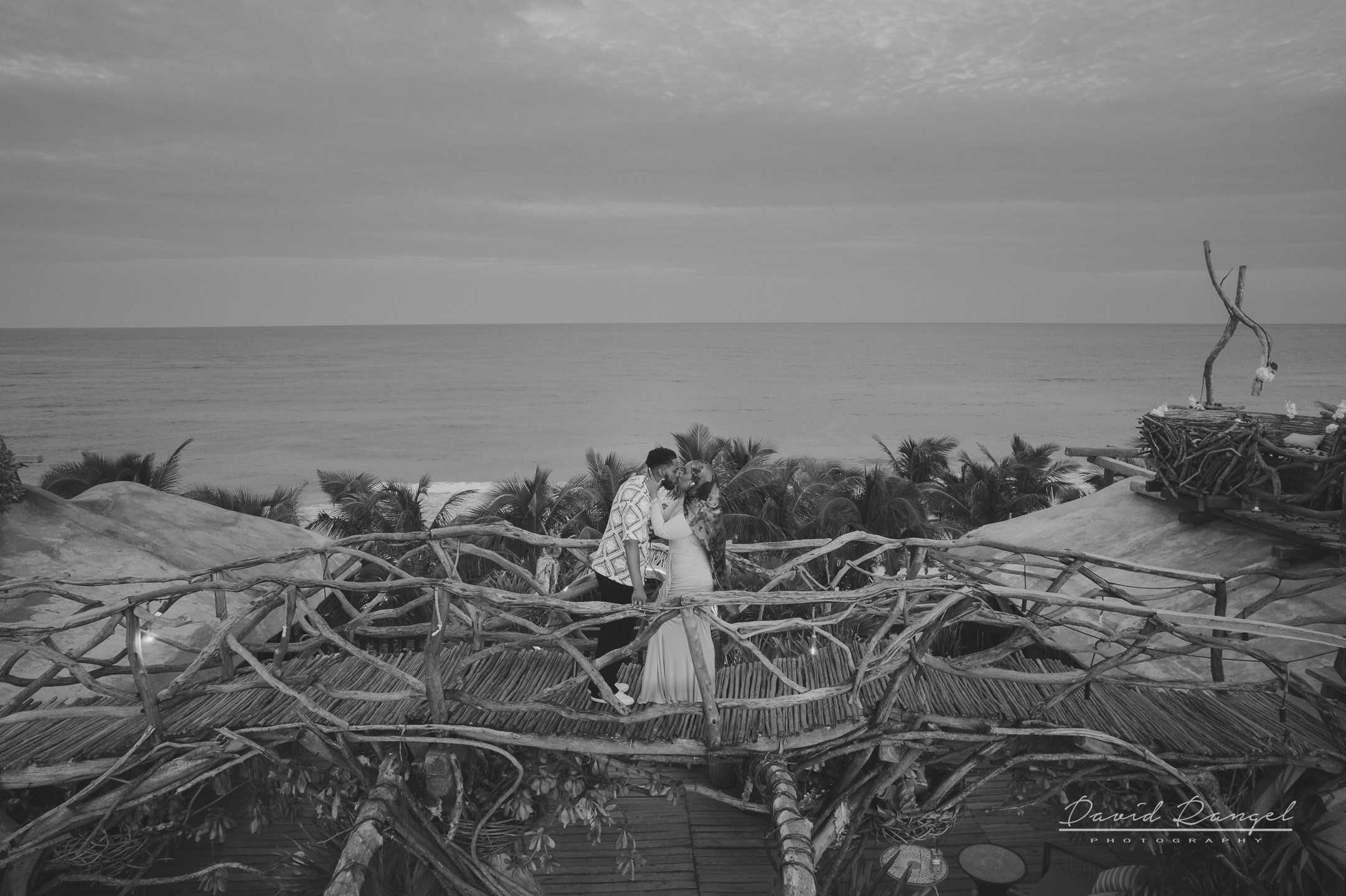 Abdi and Asha´s anniversary session at the hotel Kanan Tulum. Destination wedding photographer based in Cancun and Riviera Maya with service worldwide