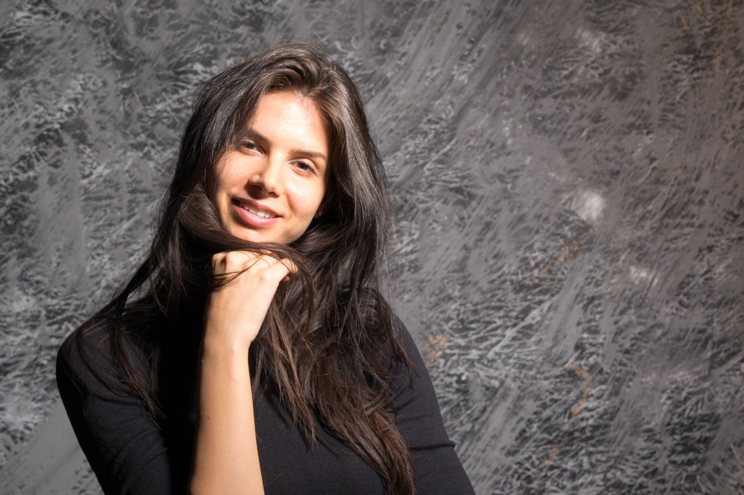 Studio photo session, portrait photographer, fashion photos, model photographer, black dress photos, professional studio photography