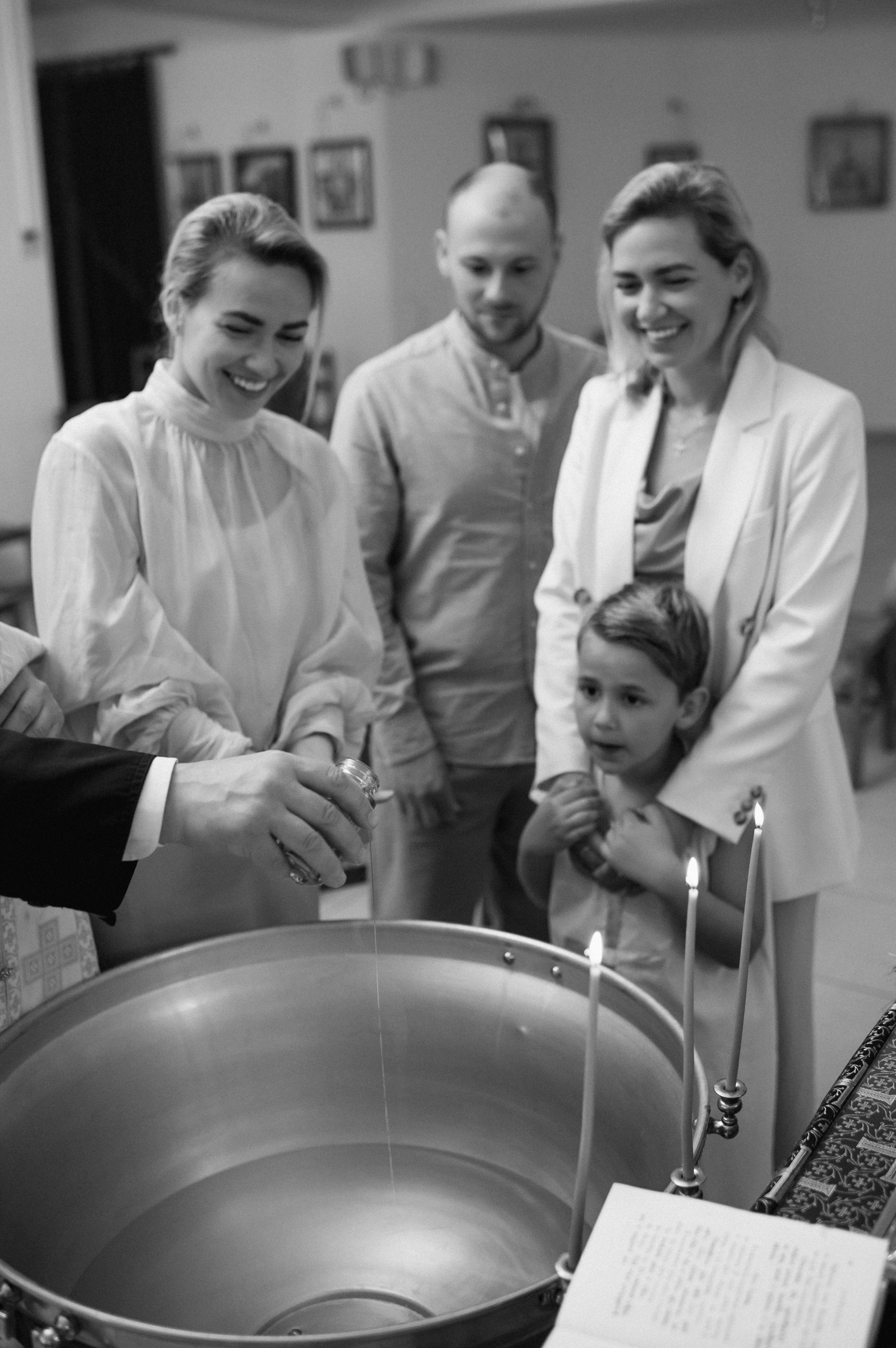 Baptism Mihail. Family, children, portrait, and event photography in Thessaloniki