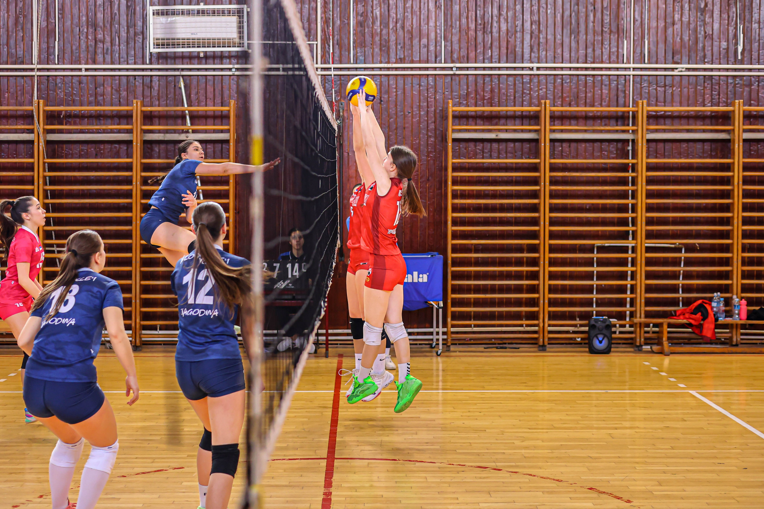 Odbojka 22.03.  Radnicki KG — BlockVolley JAG. Foto Simic Jagodina