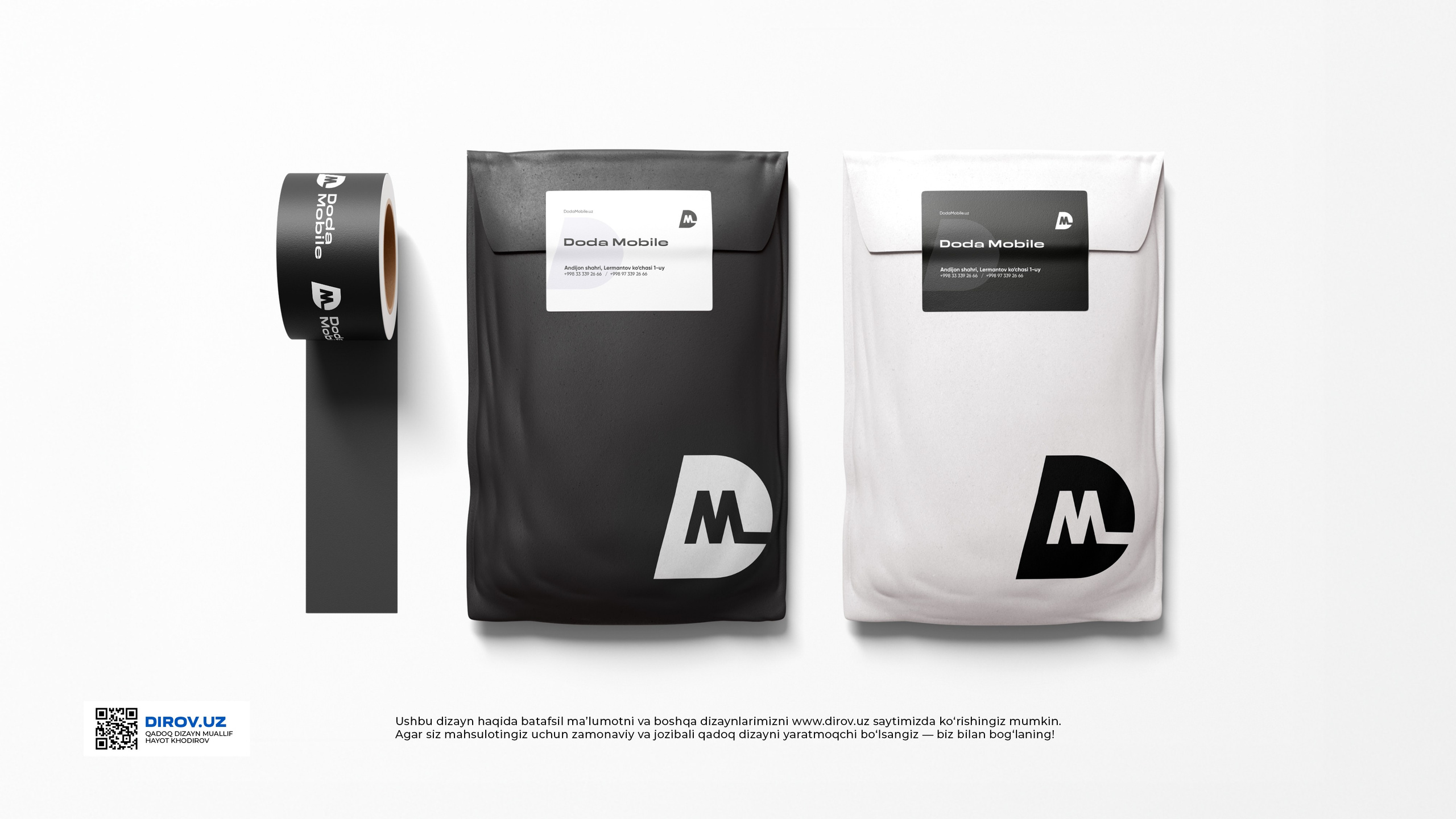 Doda Mobile  — Logotip. Dirov — Hayot Khodirov