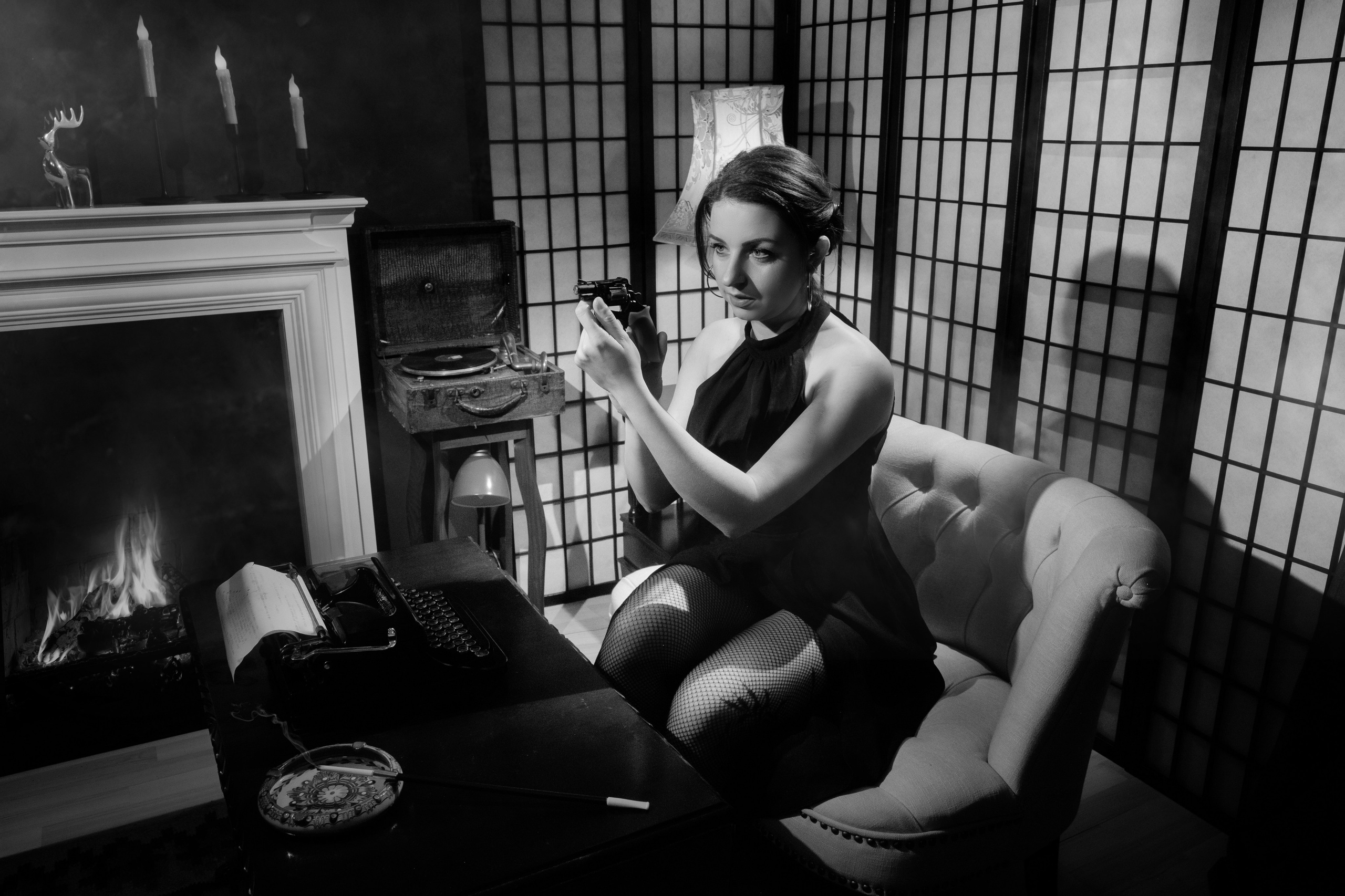 Noir. Fashion and portrait photographer in London Roman Pilipenko