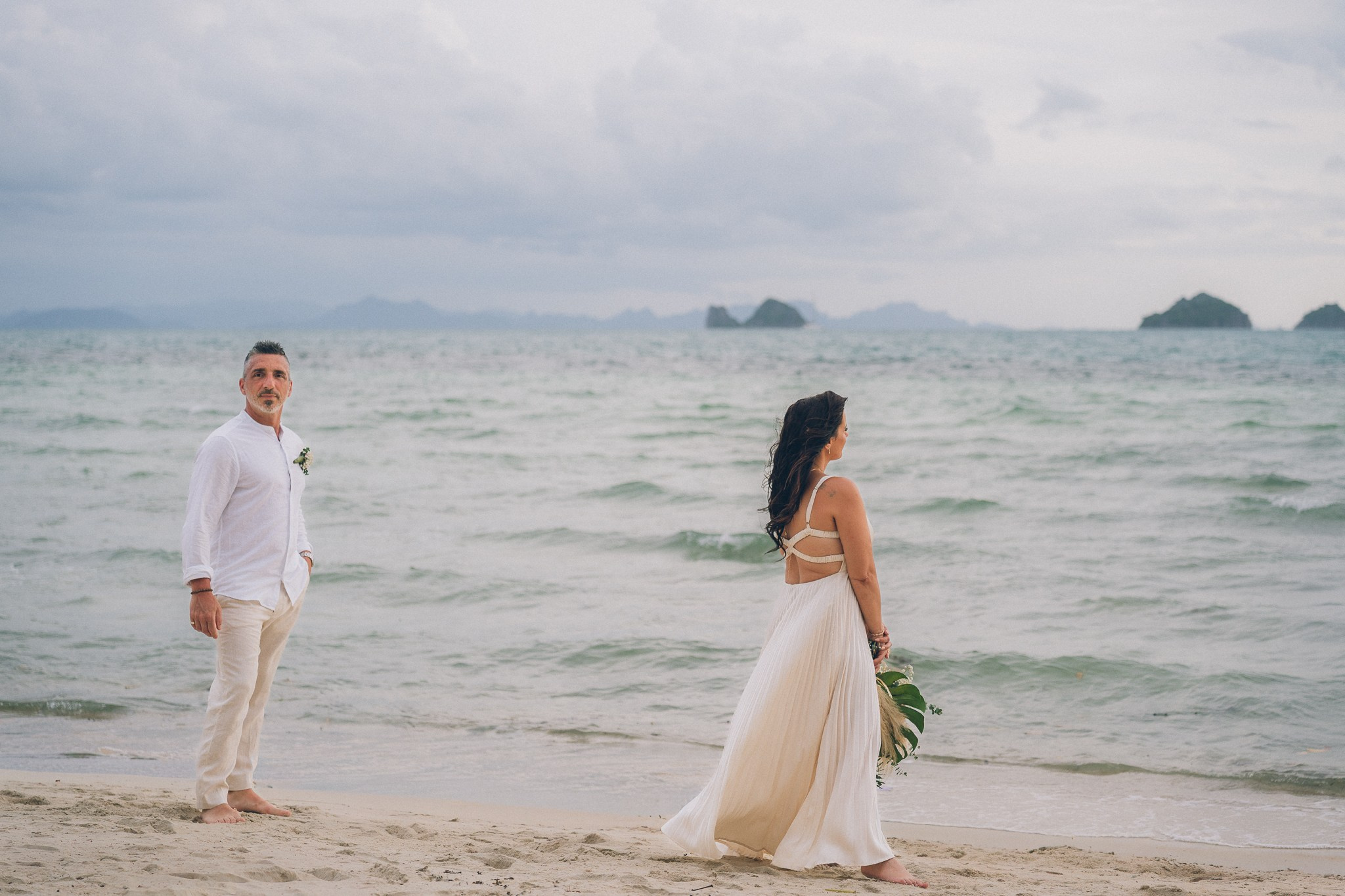 Ventrone Antonella and Lespes Angelo. Mariage à Koh Samui, en Thaïlande. Whatsapp: +66 94 3 650 301