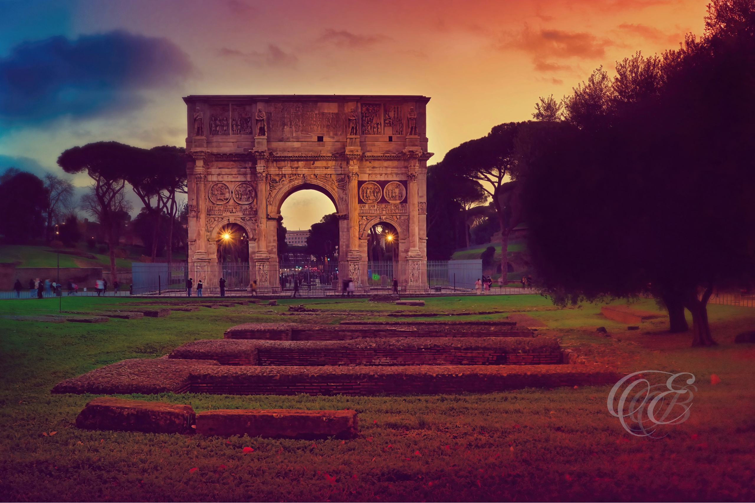 Rome Italy - Arch of Constantine - Eduardo Bartoli Fine Art Photography - Arch of Constantine in Rome, Italy – fine art photography by Eduardo Bartoli.