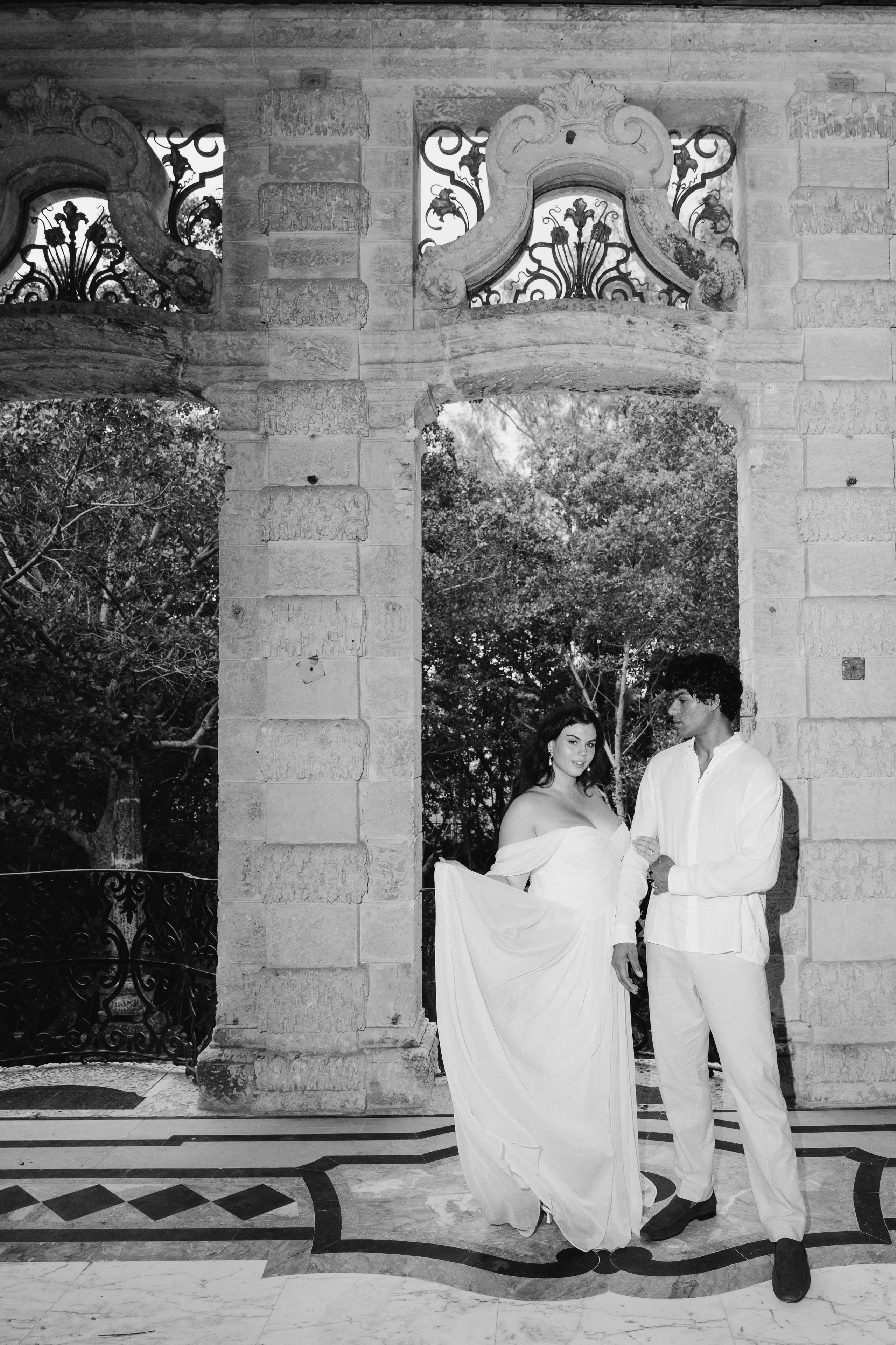 Lindsay & Kirk | Elopement at Vizcaya Museum & Gardens