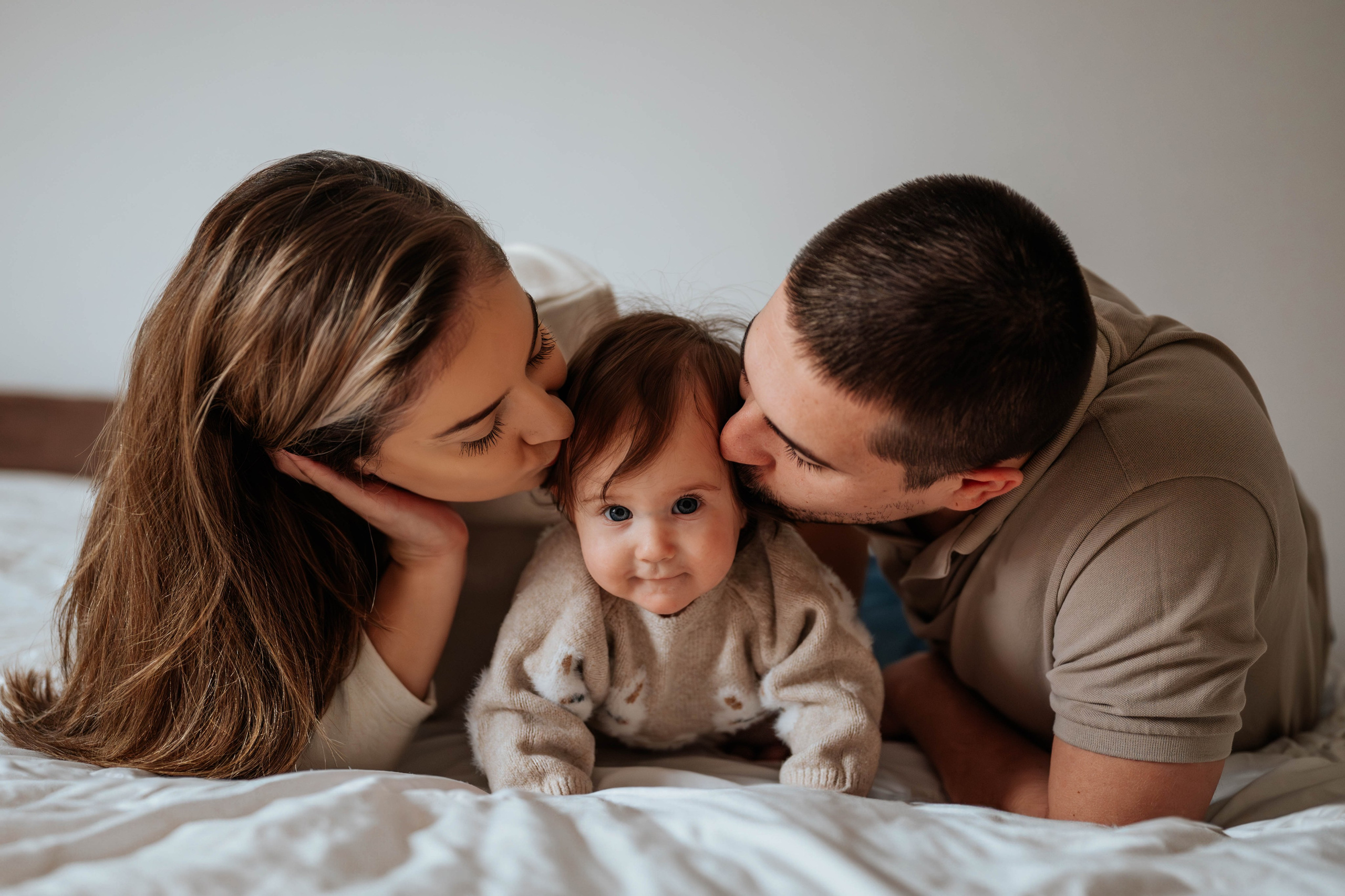 Maša - fotografisanje bebe kod kuće. Dečiji i porodični fotograf