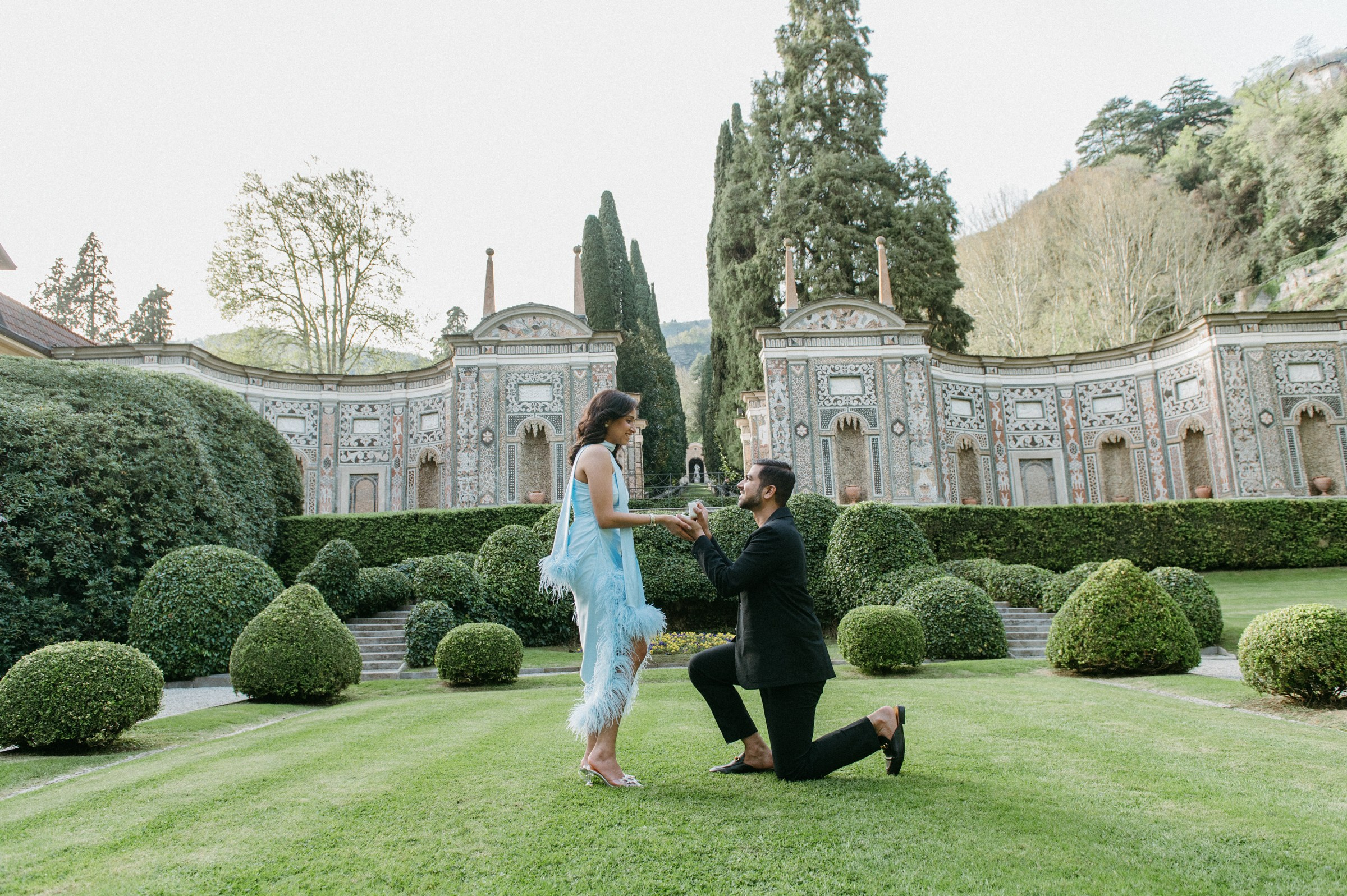 Proposal in Villa dEste. Lake Como Photographer — Proposal | Wedding | Elopement