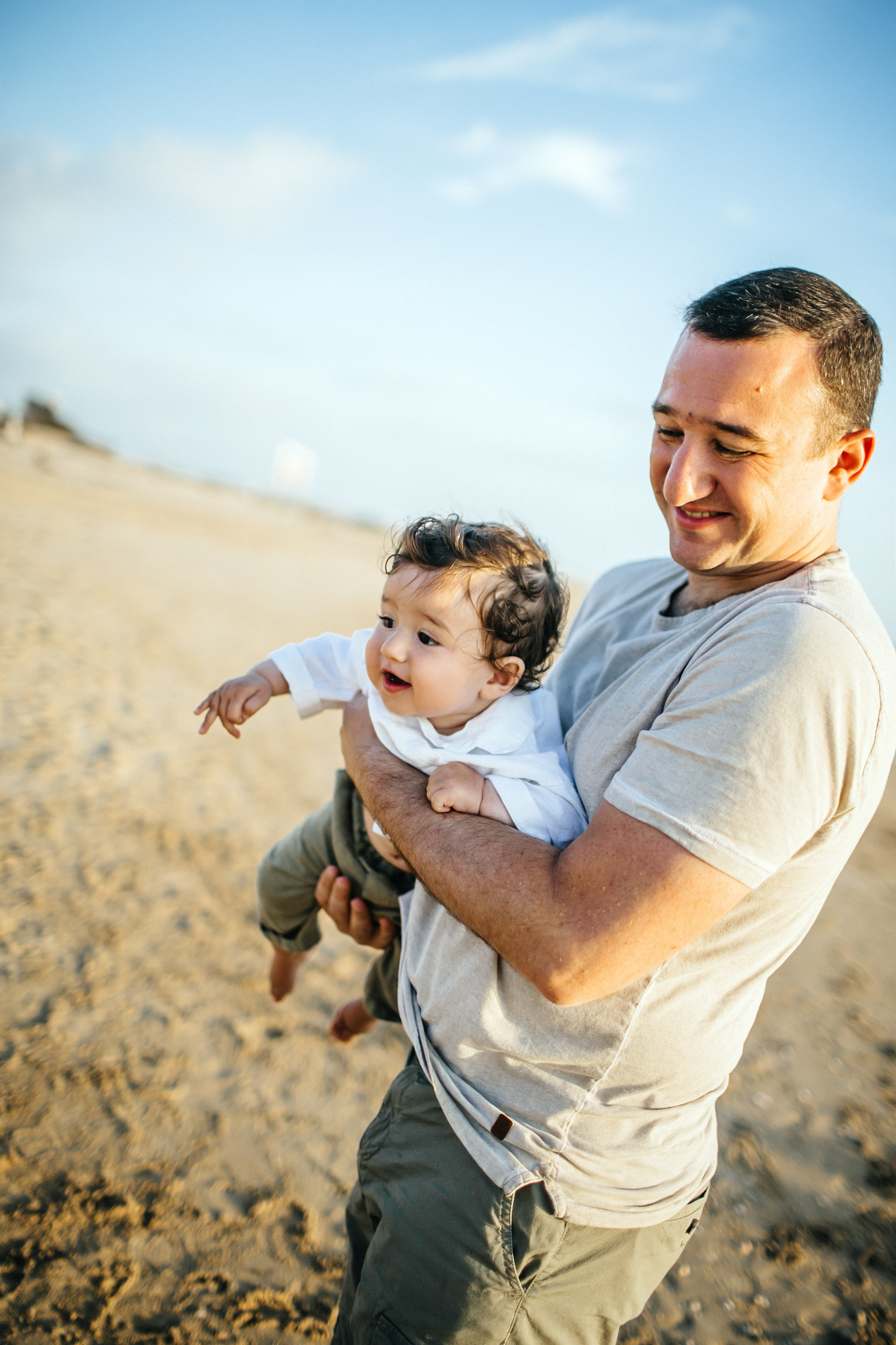 Studentim beach / Eithan 9 month. Family photographer in Israel