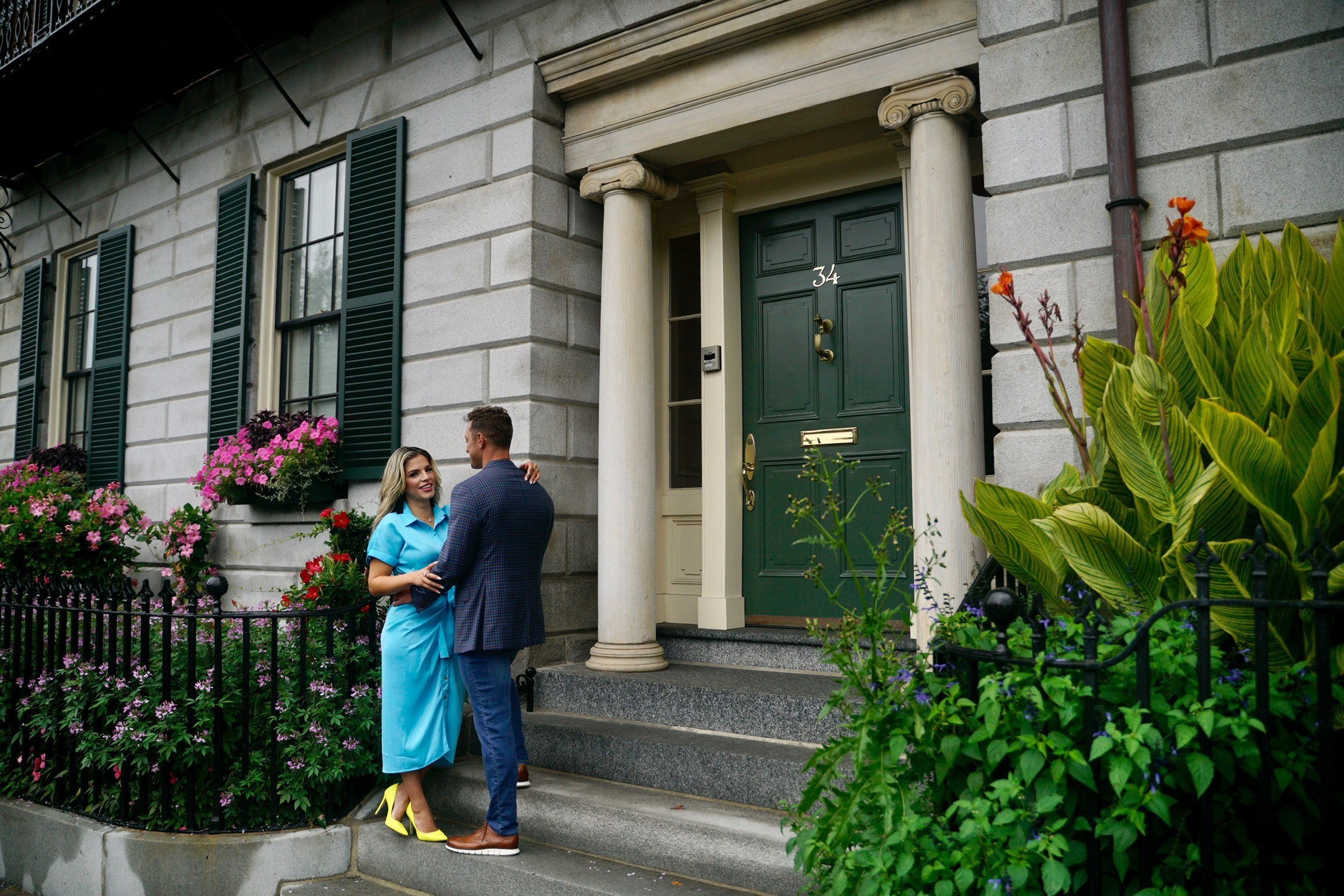 Michelle and Alex at Boston Park. Stefanovich Photography | Boston, MA