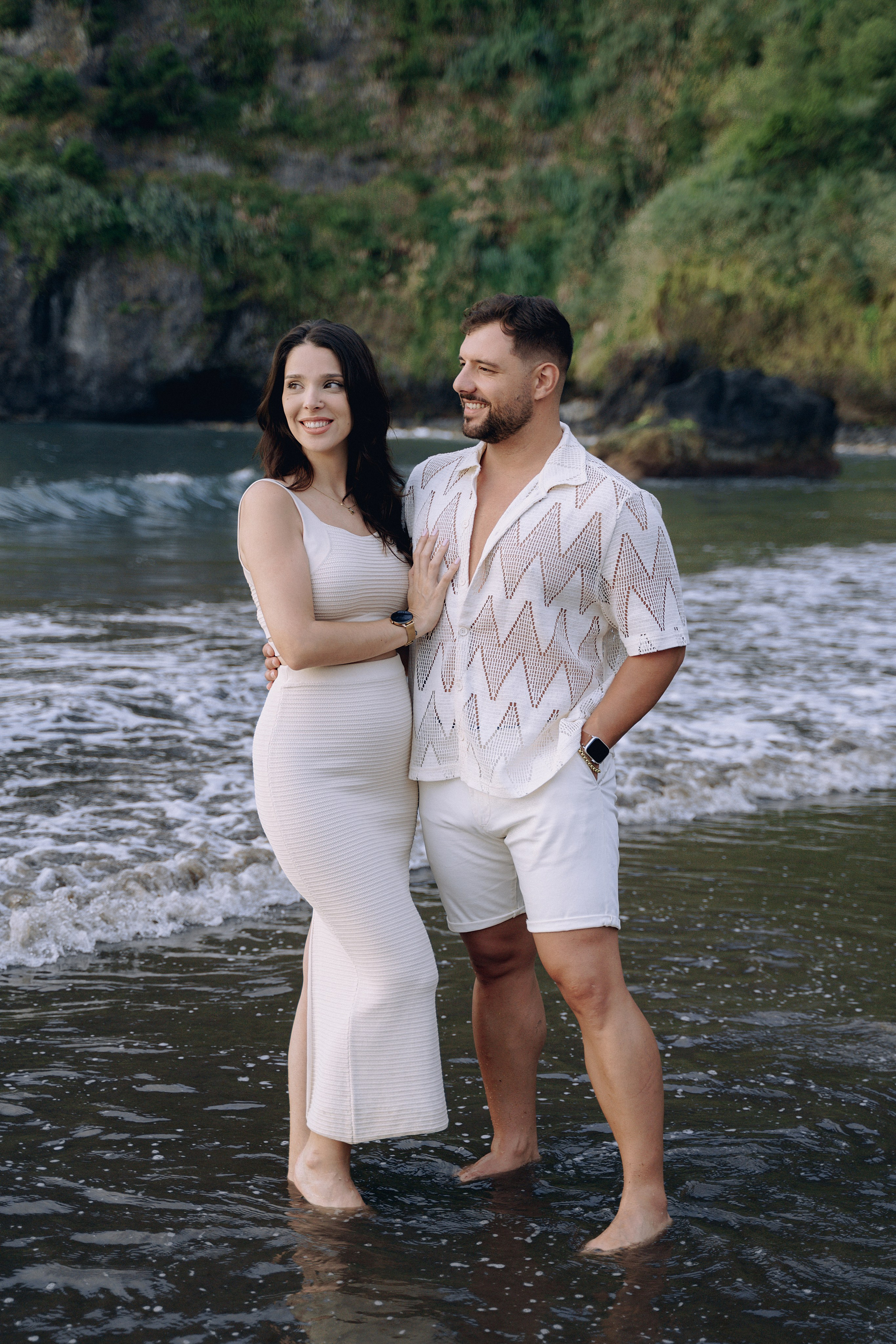 Maternity Photoshoot Alexandra & Adelino | Seixal Beach Morning | Madeira Photographer. Your photographer in Madeira
