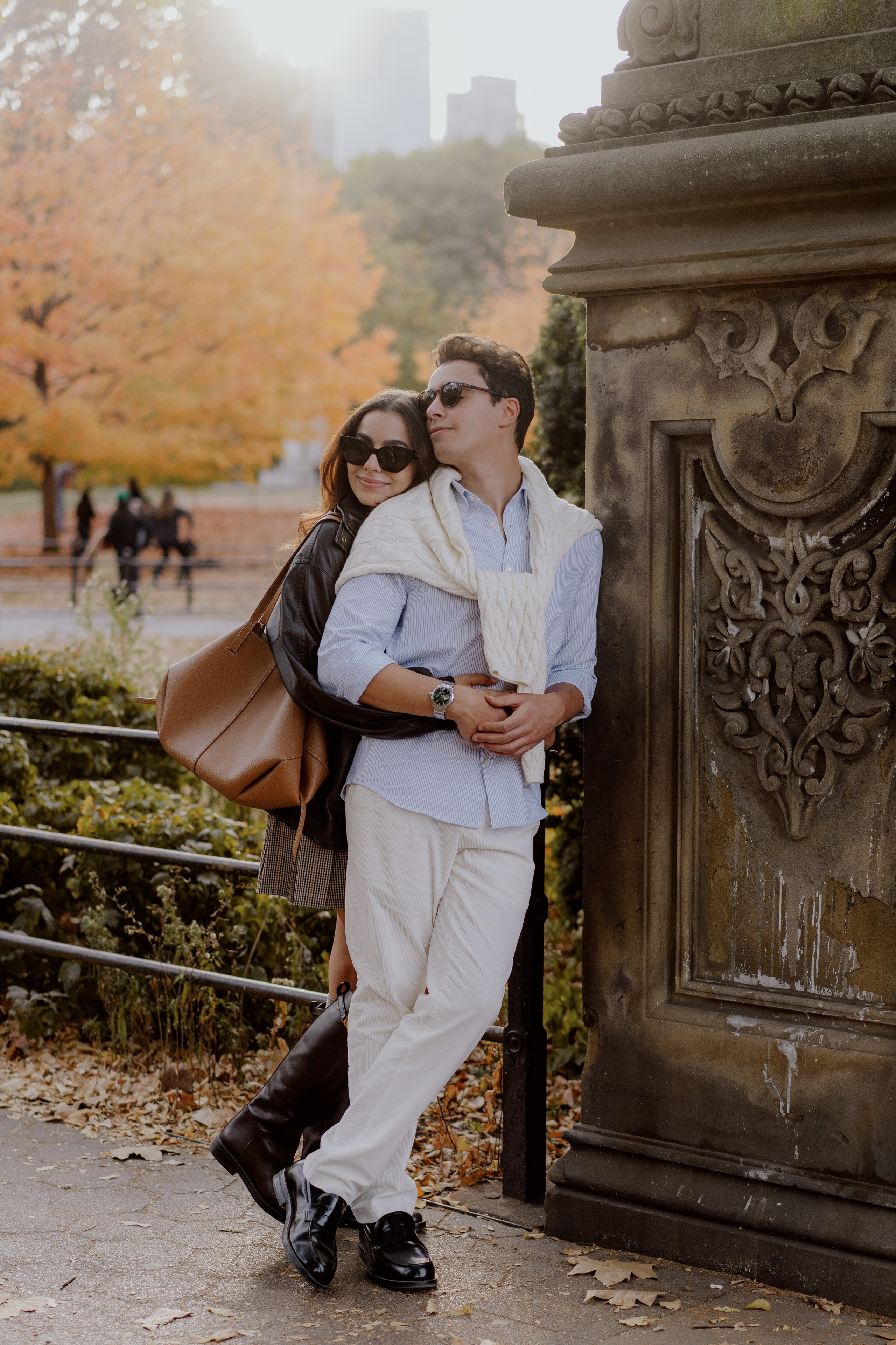 Proposal in Central Park. Videographer and photographer in New York // MAKAROV.VIDEO