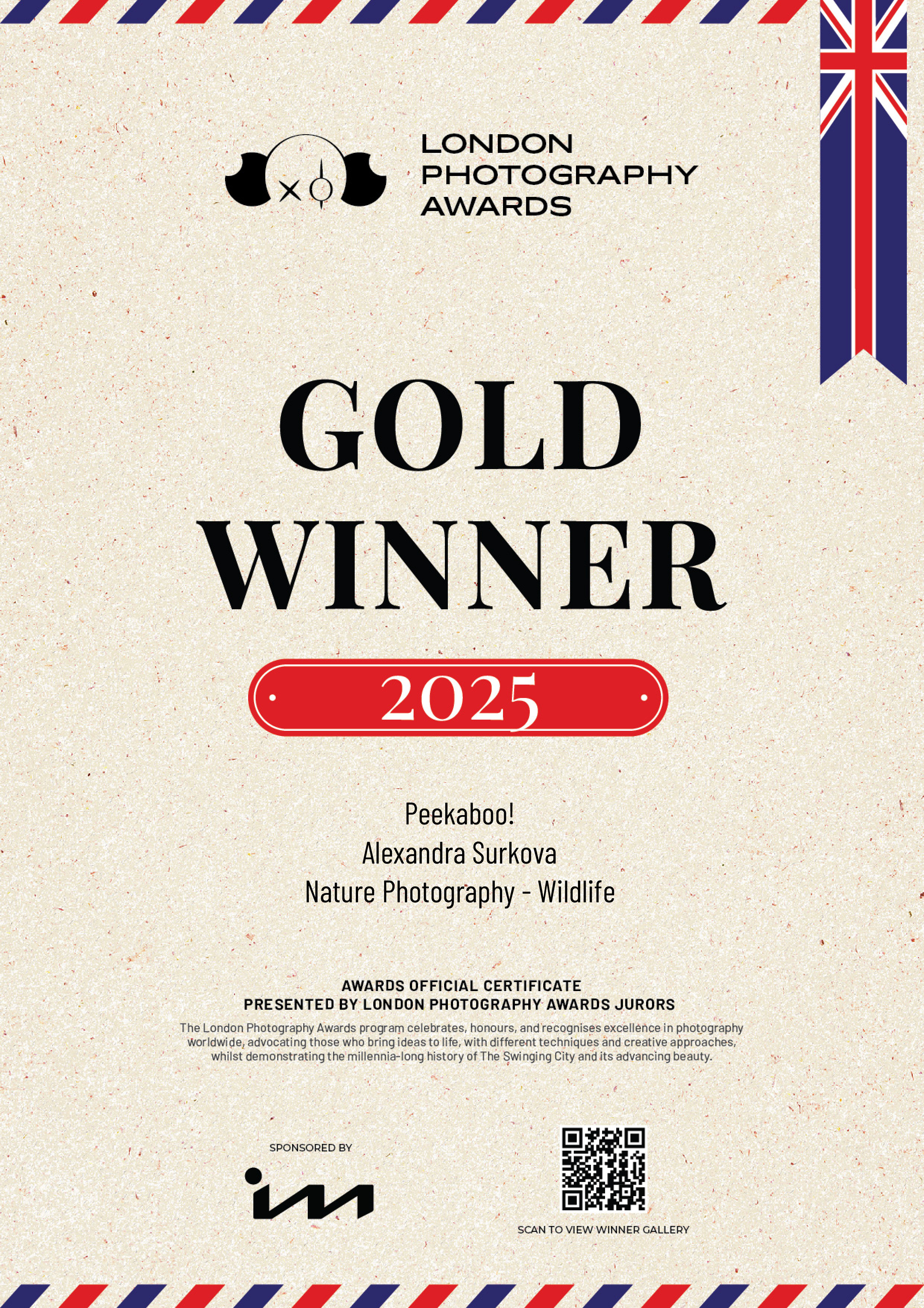 ABOUT. Fine art wildlife photographer Alexandra Surkova