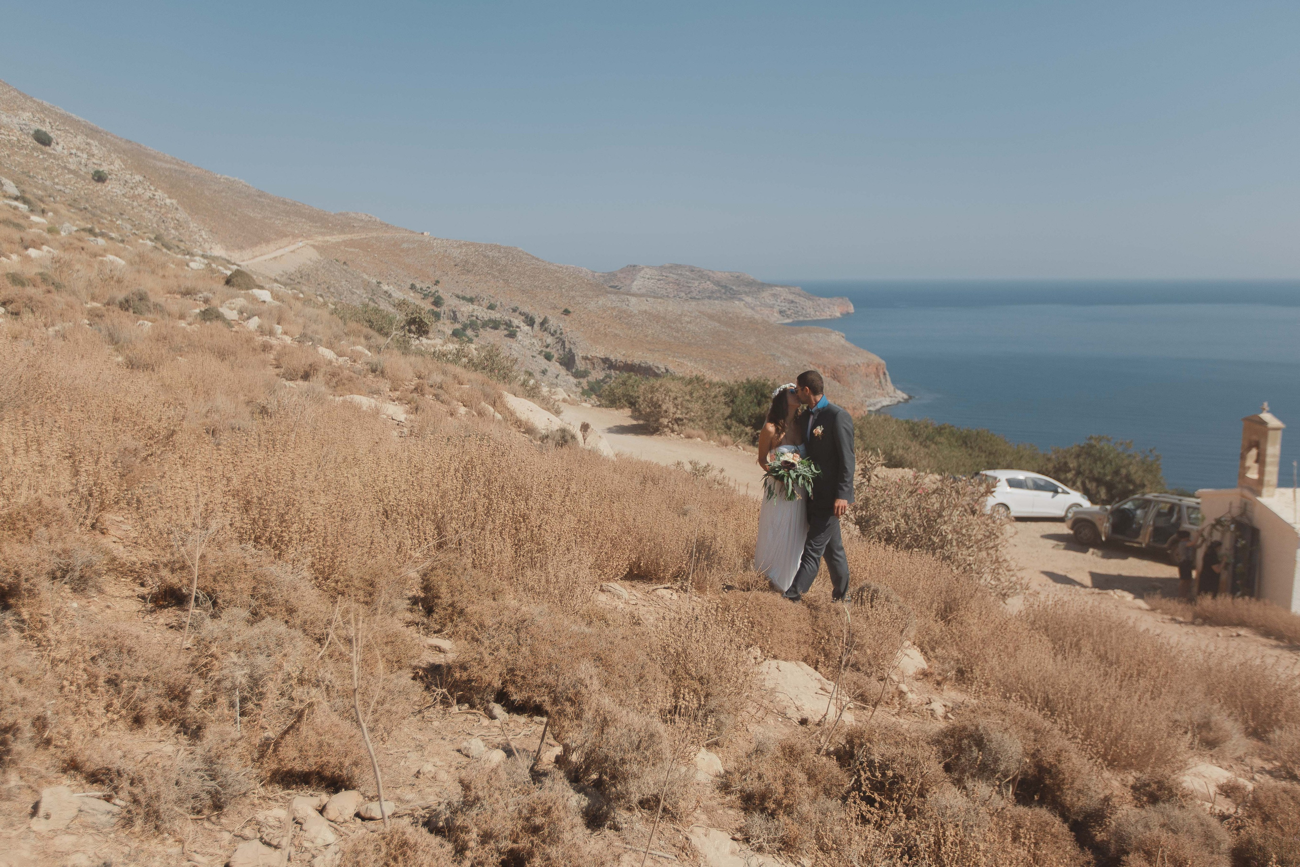 Marino & Steffi, Crete. Denny Savon — Photographer in Santorini | Weddings, Love Stories & Flying Dress