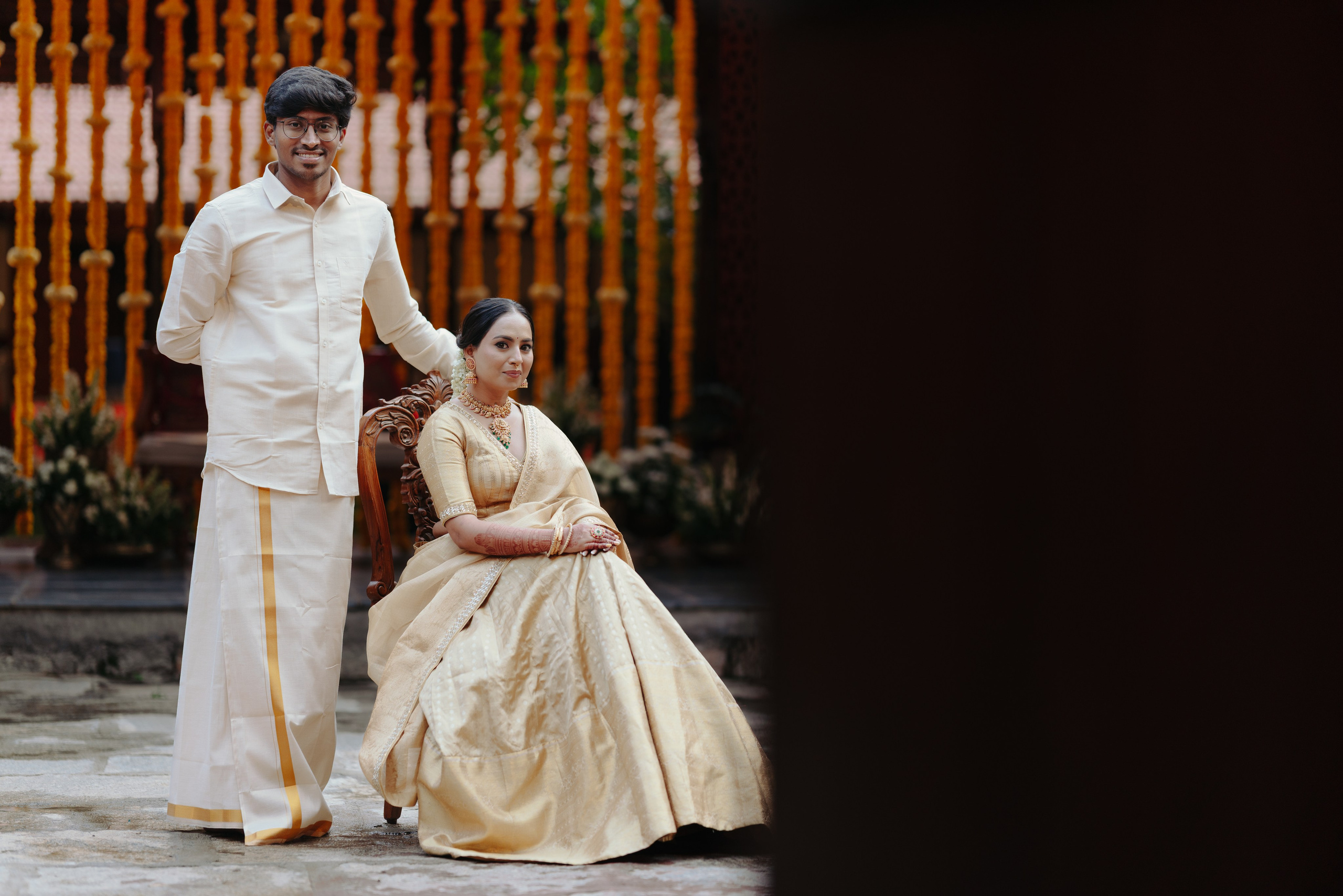 Niharika & Karthik | Tamil & Telugu Wedding Photography at The Tharavadu Mane | Tales Of You
