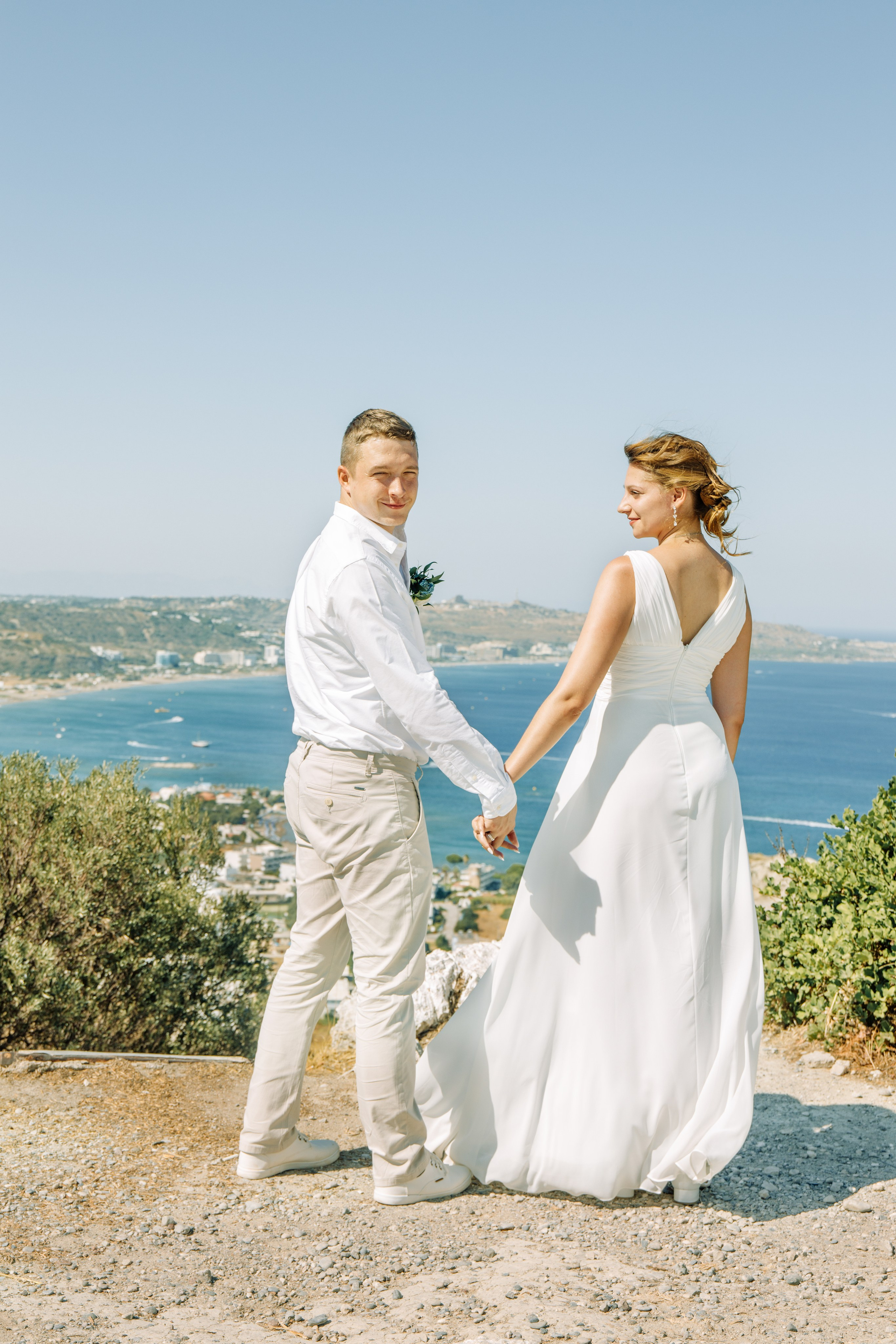 Ricardo and Justin. Renate Woeste | Wedding planner in Rhodes. Creating dream weddings by the sea. Let’s make your special day unforgettable