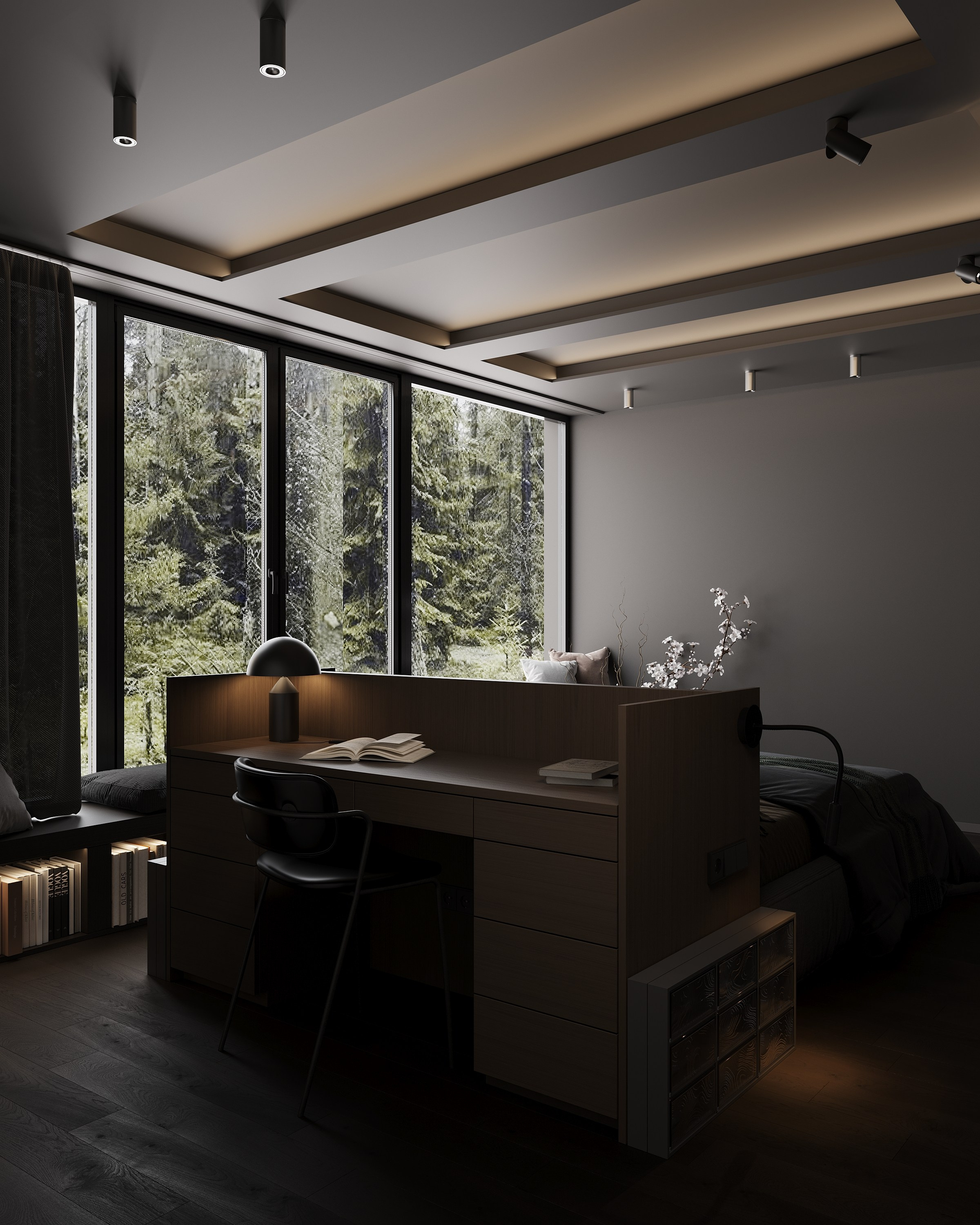 Black vs White. Simple Archs — high quality visualizations for your interior projects