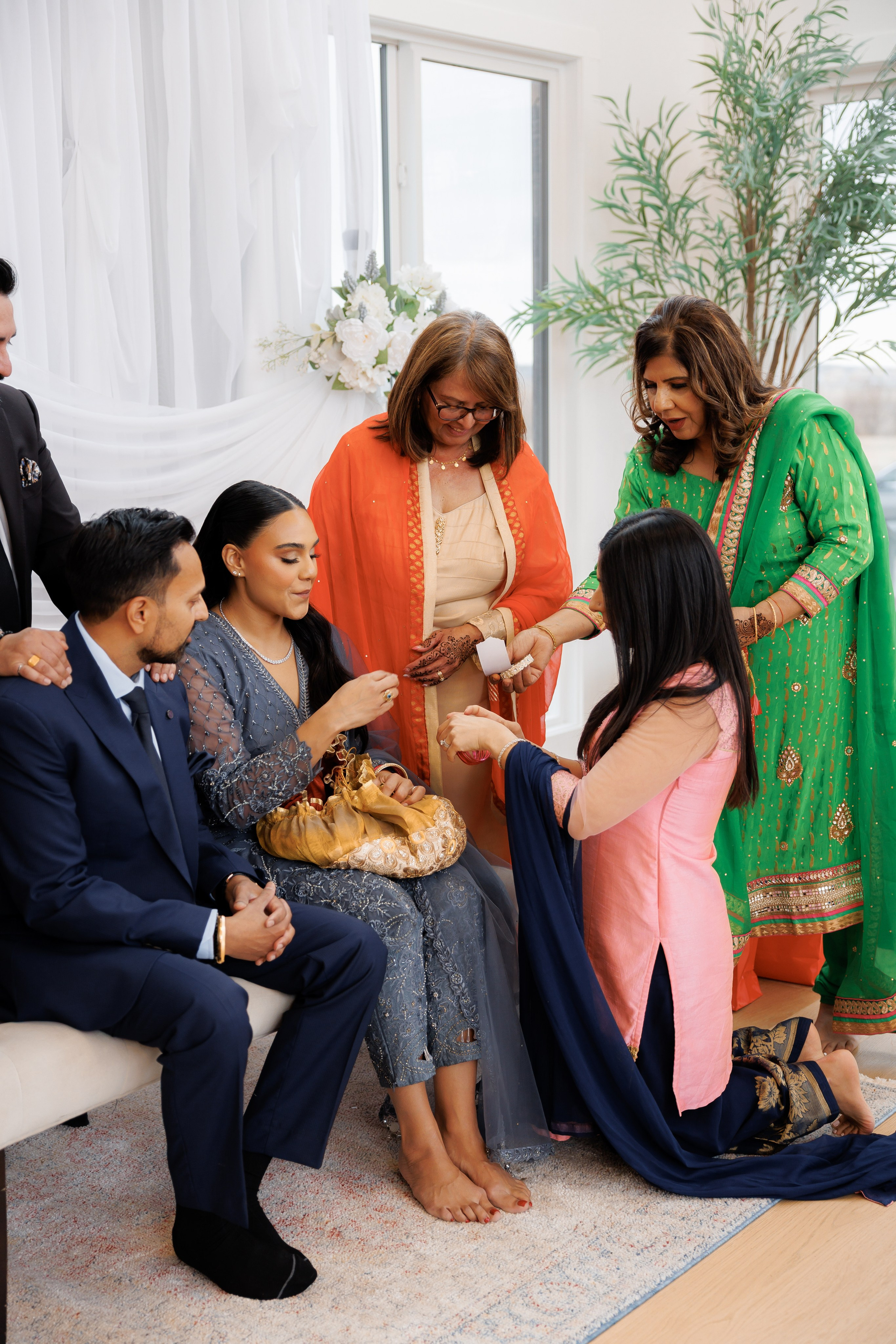 Rokha ceremony. Home