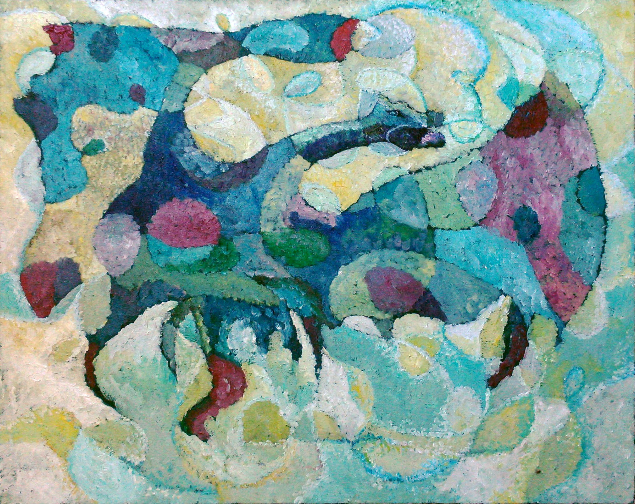 "A faithful friend is the dragon of luck Fuhur." 2013. 50-70 cm. oil, Canvas.  300 USD plus shipping.