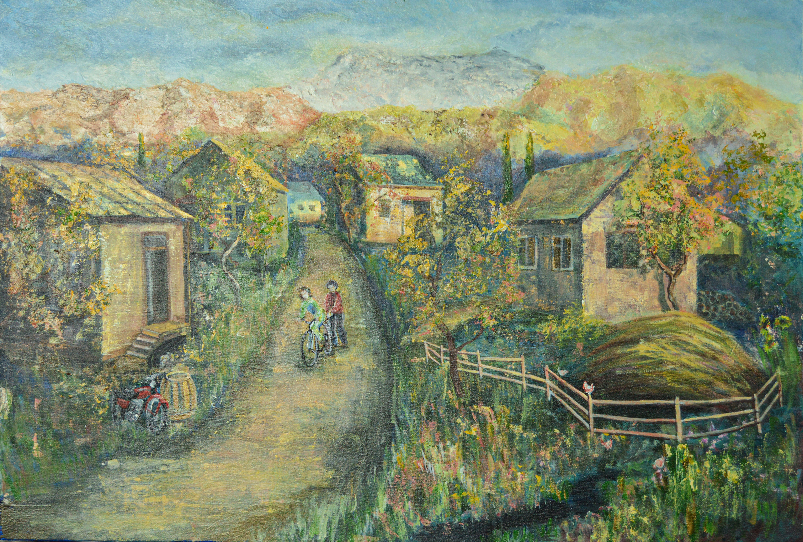 "The memory of the first date" 2015 Acrylic Kathrin Kovshova artbykovshova