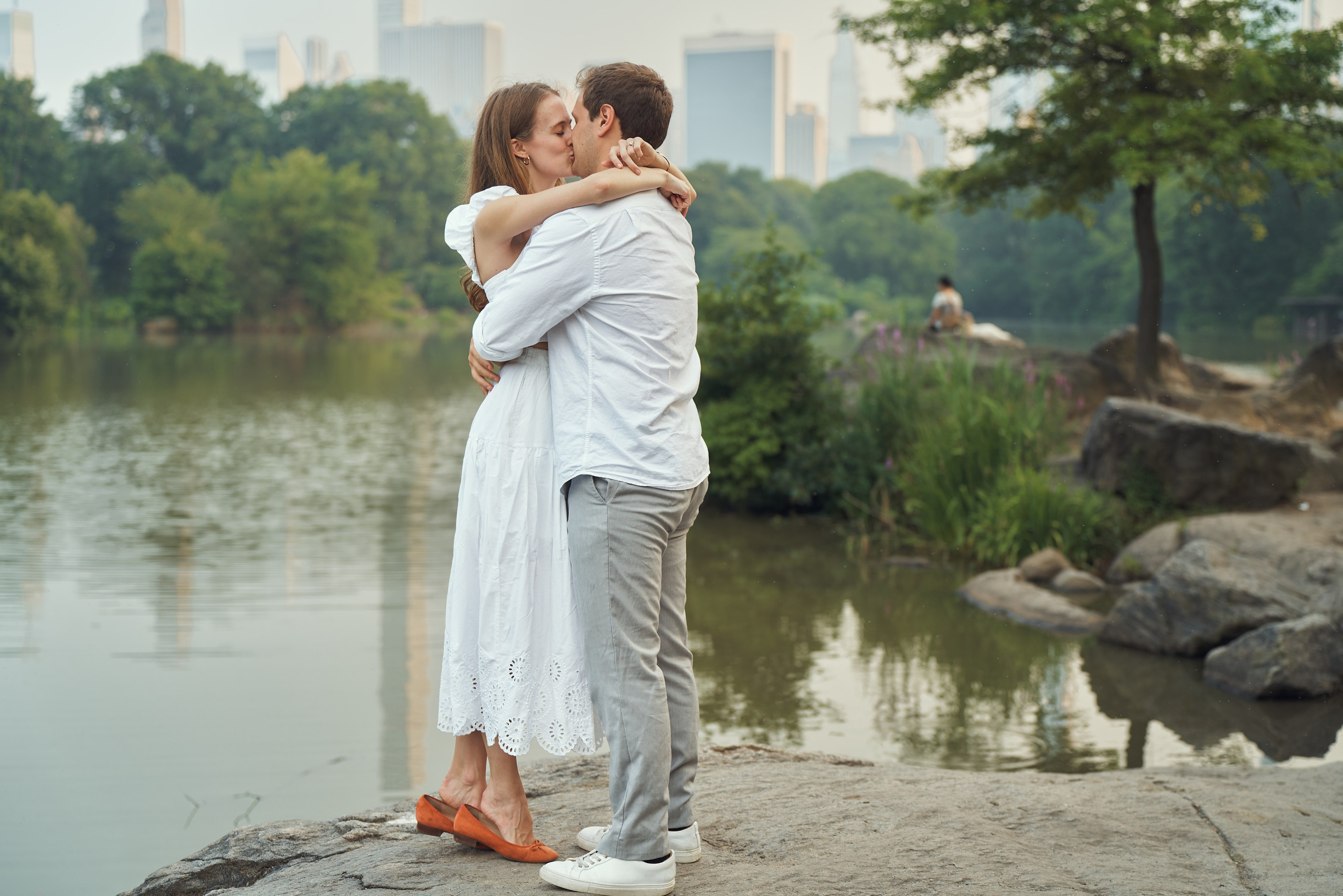 Page and Chris, Central Park. Alex Pedan photography