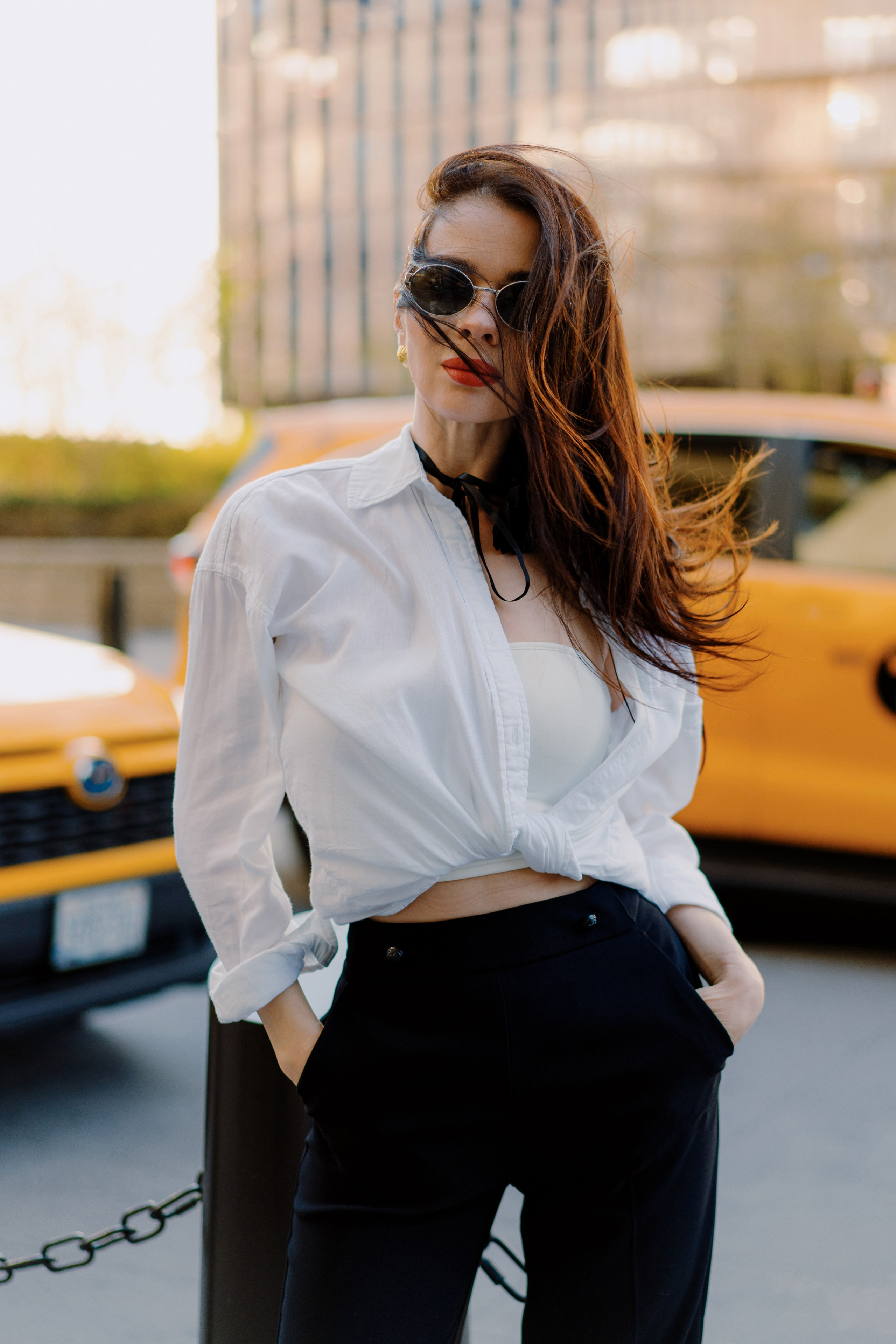 Natalia in Hudson Yards. Videographer and photographer in New York // MAKAROV.VIDEO