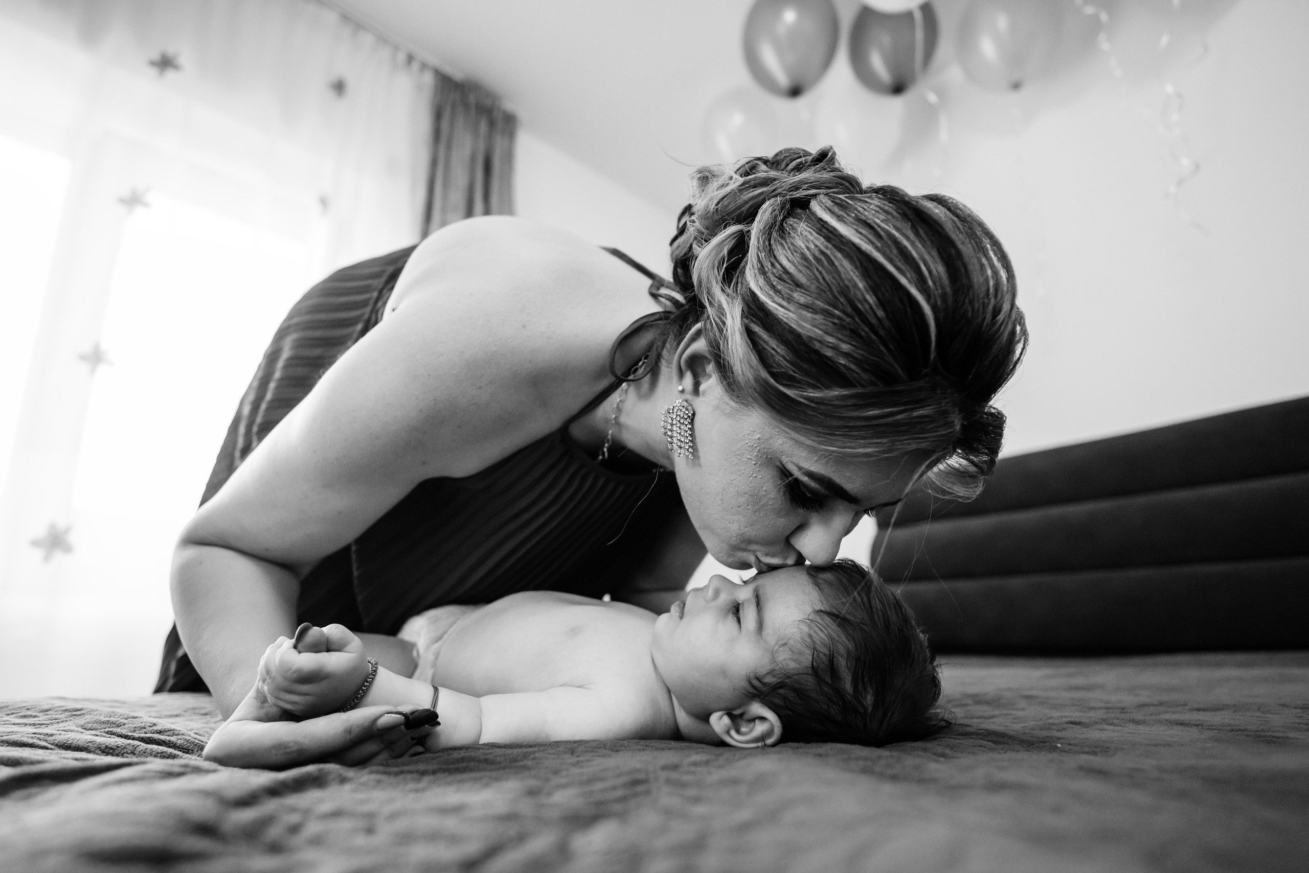 Portret de familie după ceremonia botezului