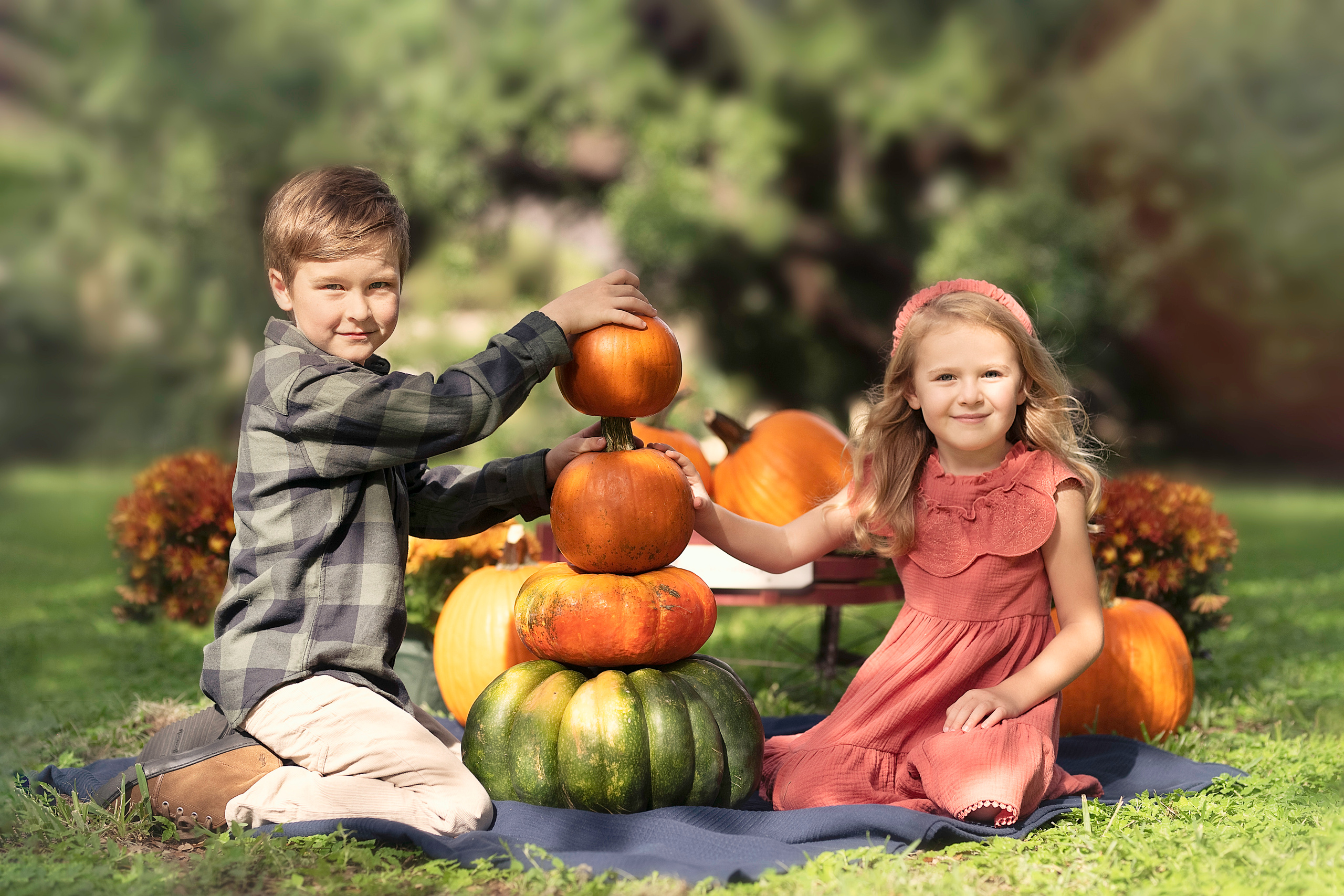 Pumpkin_2021. Portrait, kids and family photographer in Wesley Chapel Alina Alice Osipova