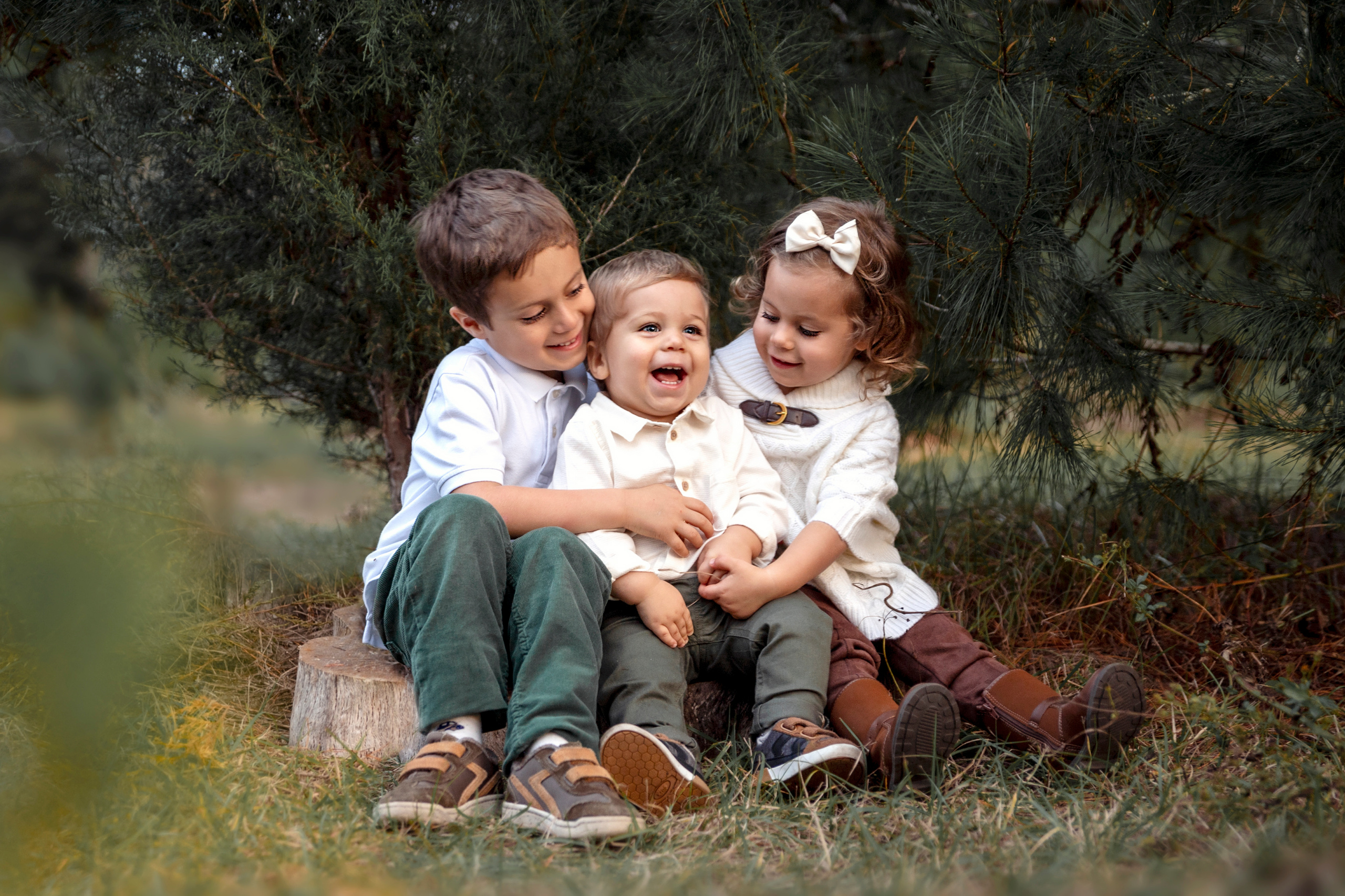 Christmas Tree Farm. Portrait, kids and family photographer in Wesley Chapel Alina Alice Osipova