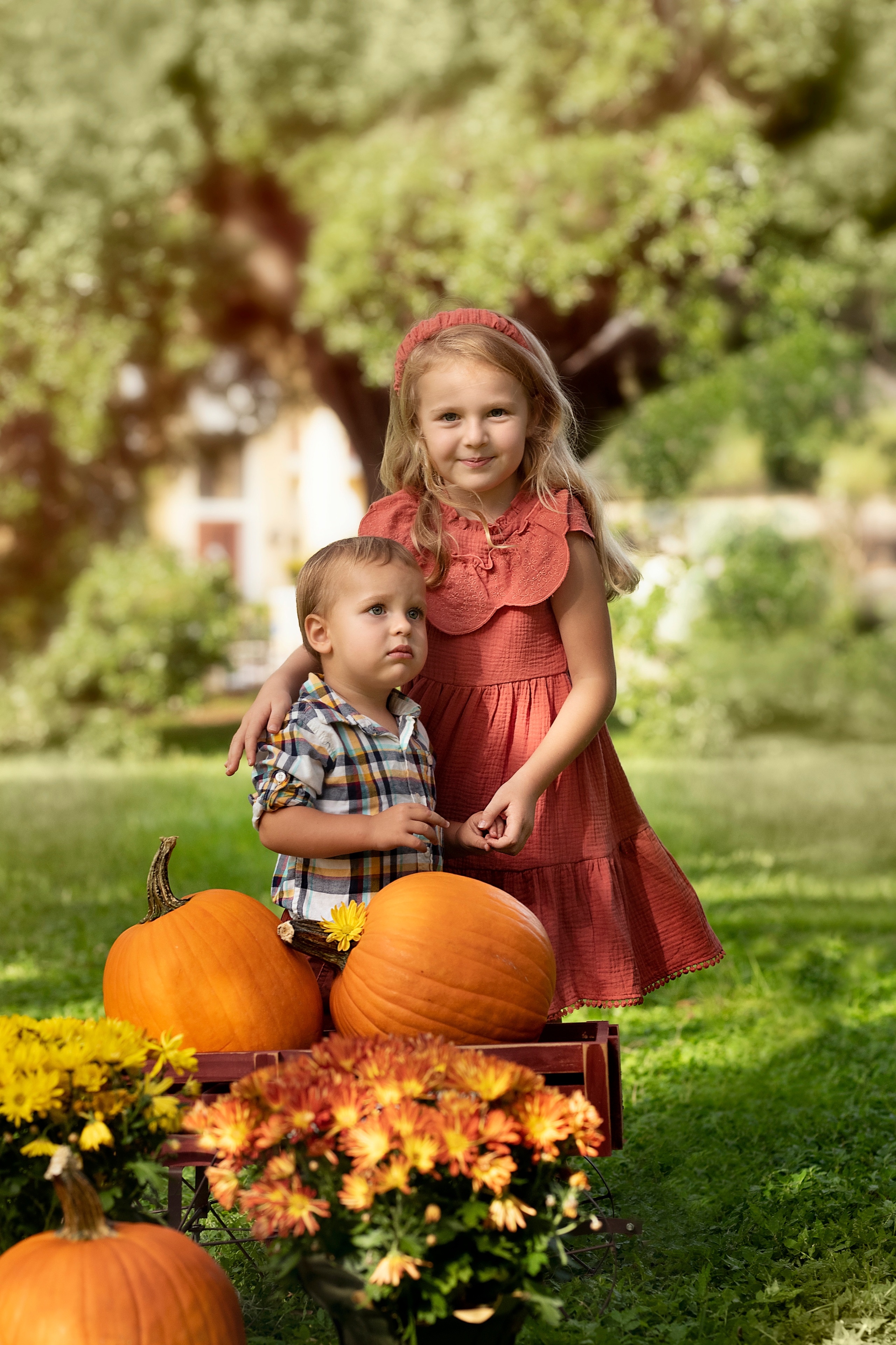 Pumpkin_2021. Portrait, kids and family photographer in Wesley Chapel Alina Alice Osipova
