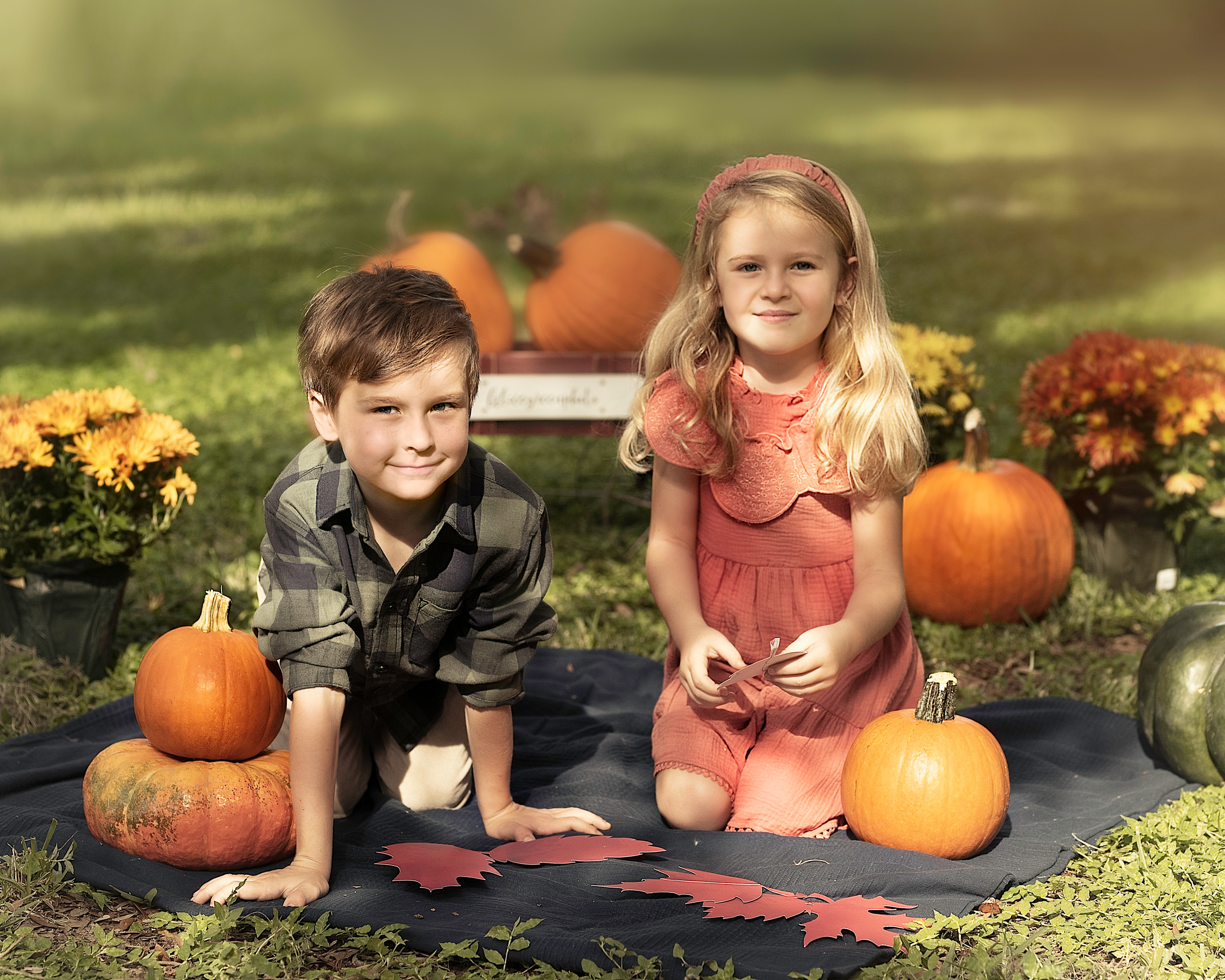 Pumpkin_2021. Portrait, kids and family photographer in Wesley Chapel Alina Alice Osipova