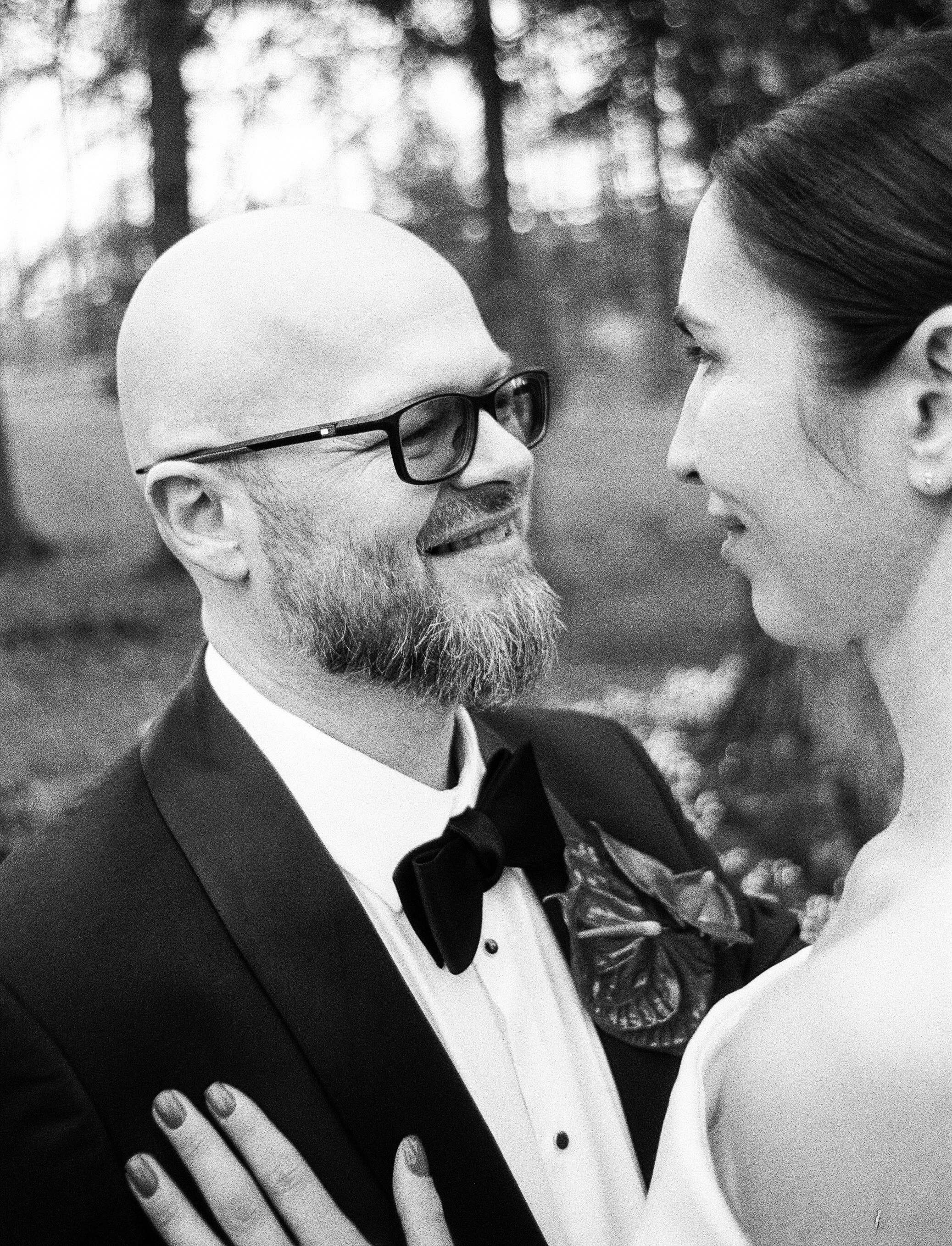 Wedding on Black n White Film. Molfar Visuals