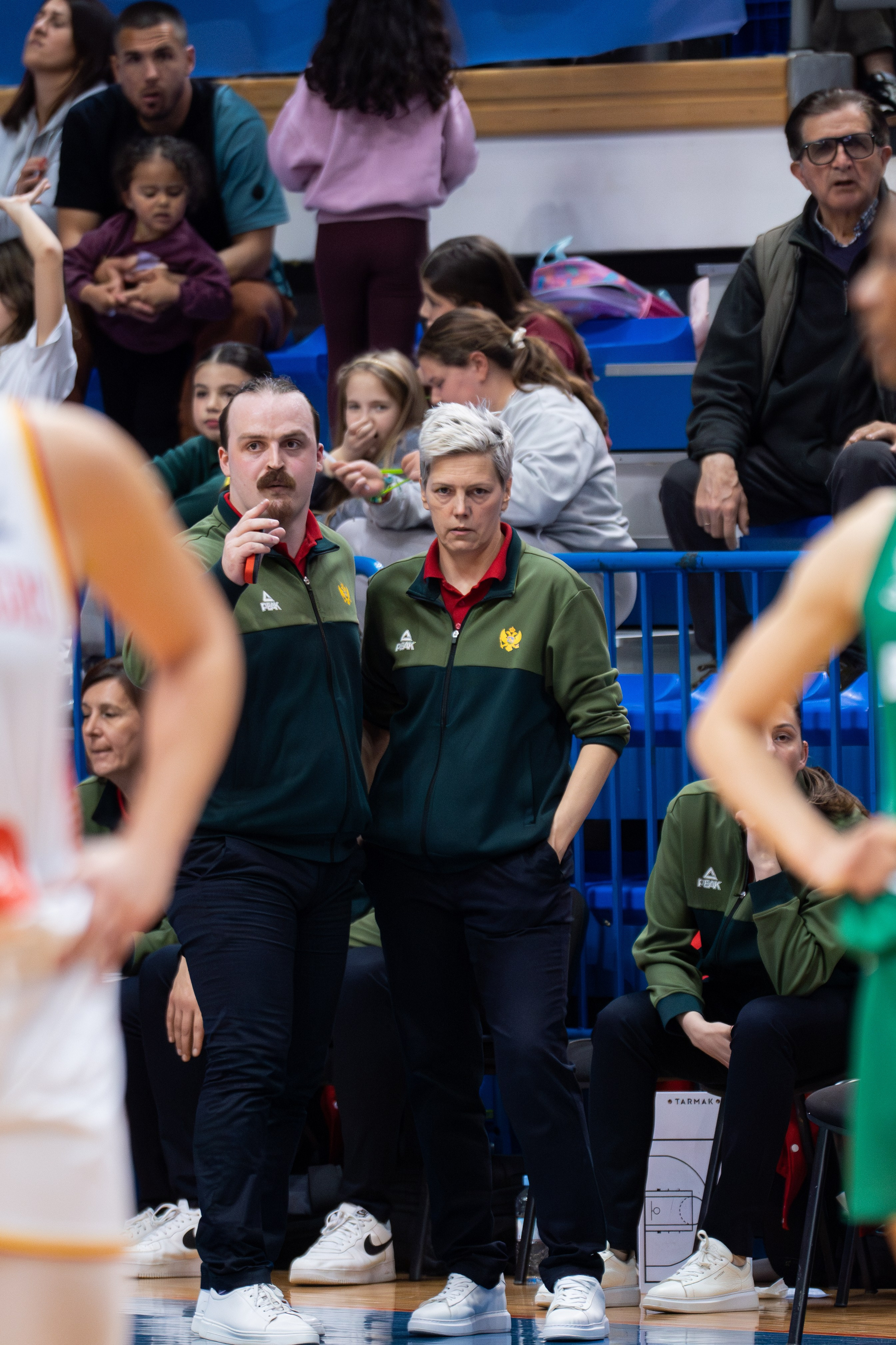 EuroBasket 2027 qualification Montenegro vs Bulgaria. Sports photography