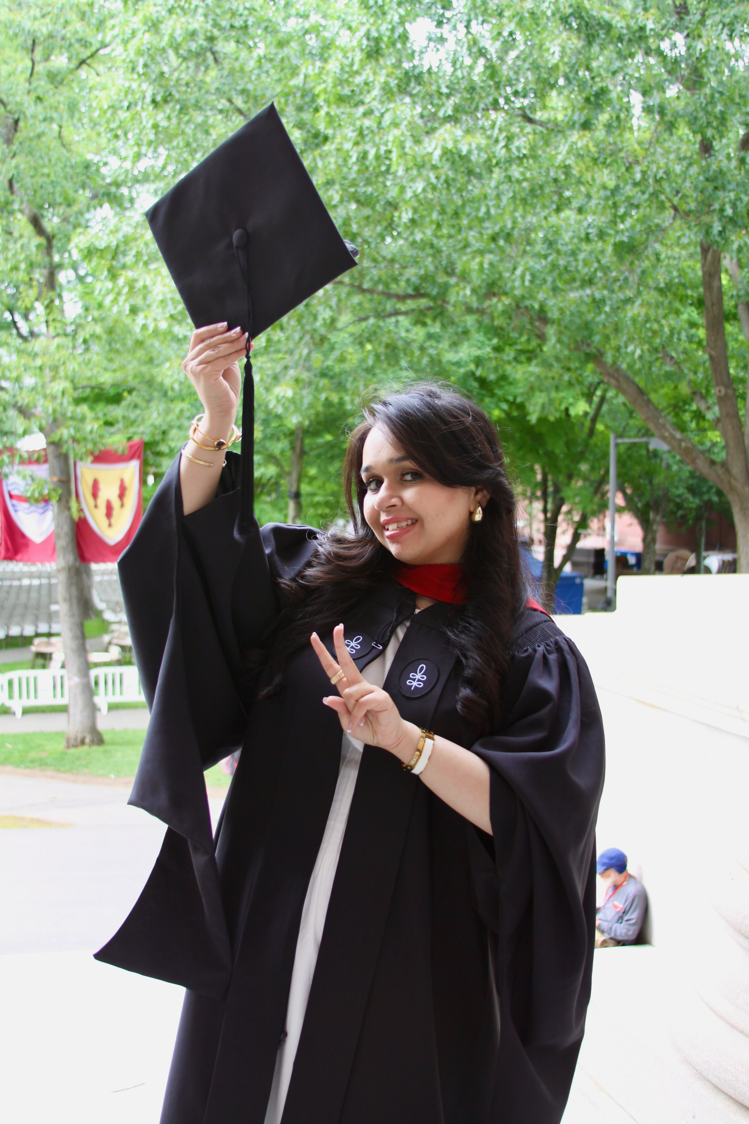 Masters graduation with Sadaf (part of group shoot). Kelly Sang, graduation and portrait photographer in Boston