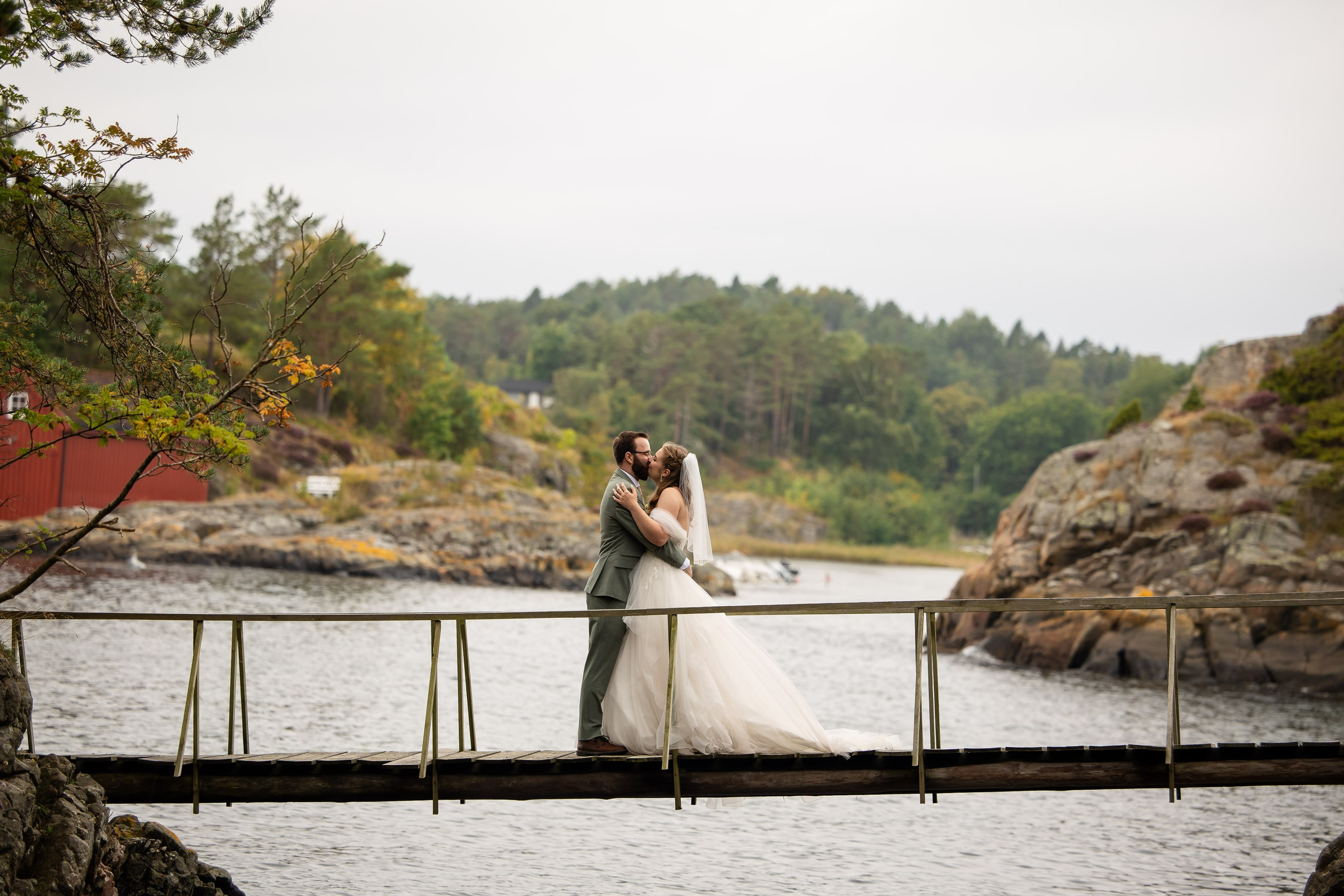 Bryllupsfotografering på Tromøya i Arendal. Bryllupsfotograf i Oslo og Rogaland — Meisal Media