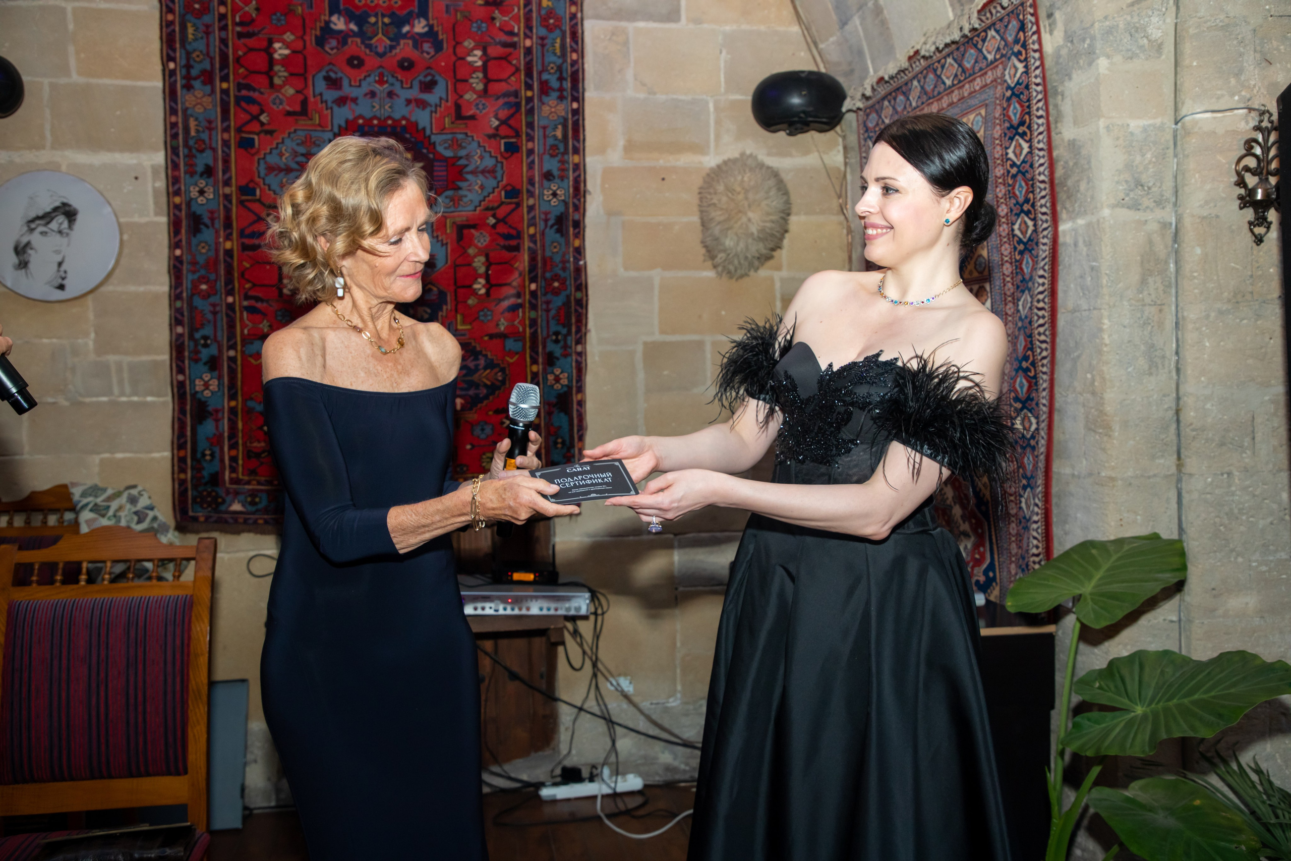 Gala-Dinner with the French Countess, the main etiquette expert Marie de Tilly. Baku Photographer