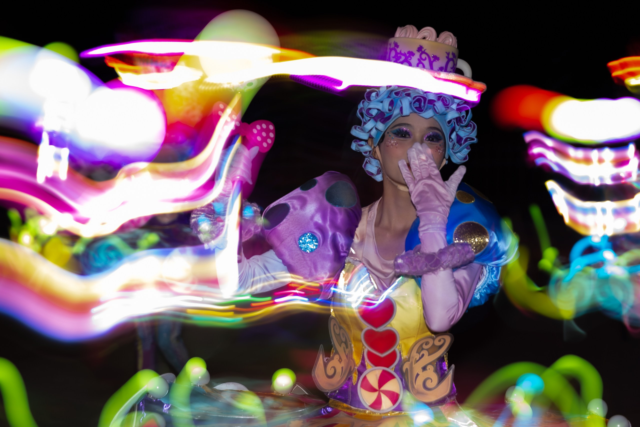 Ночной парад freezlight