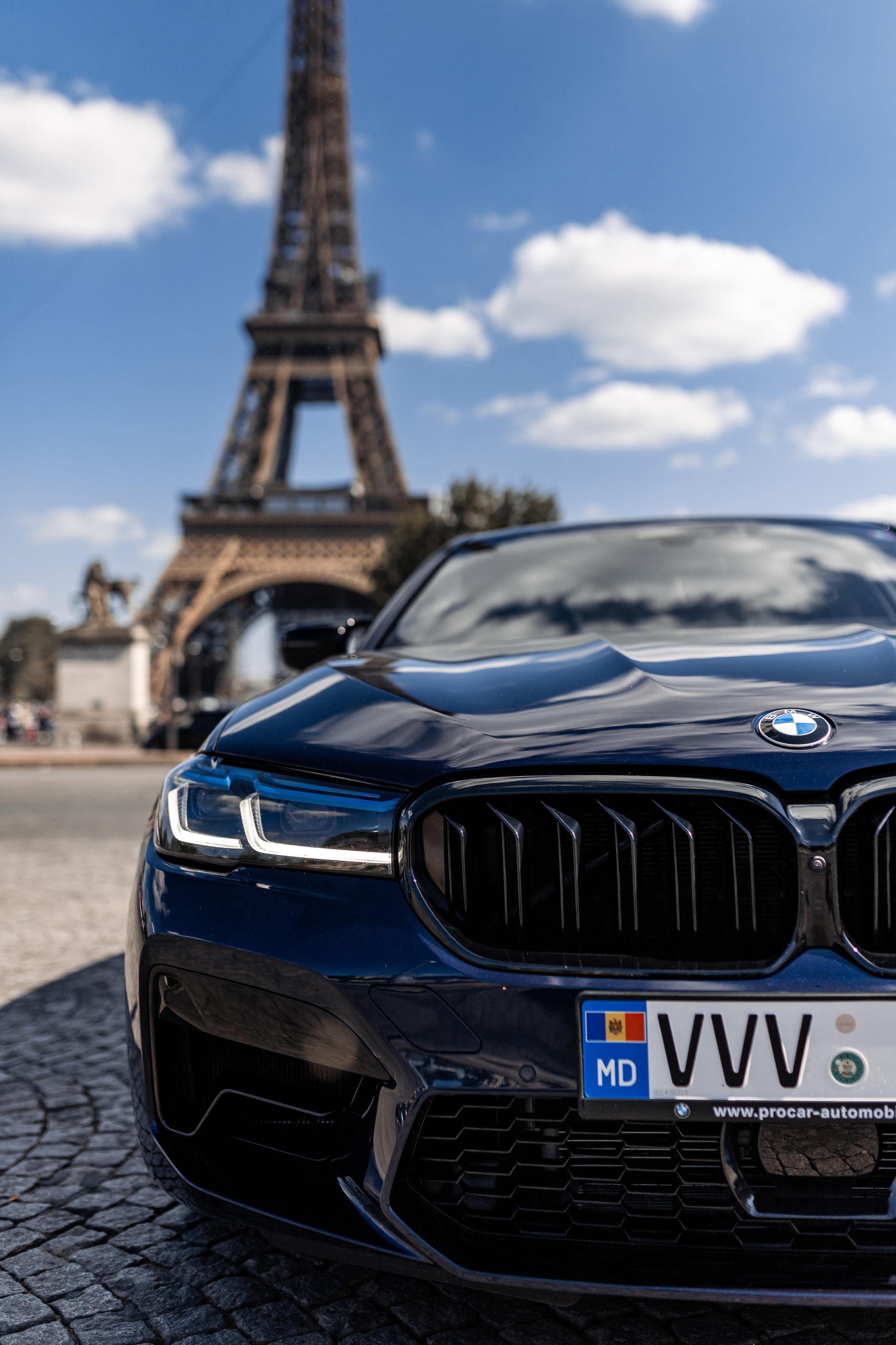 BMW M5 Competition. Photographe de voitures à Paris — Vitalii Motruk