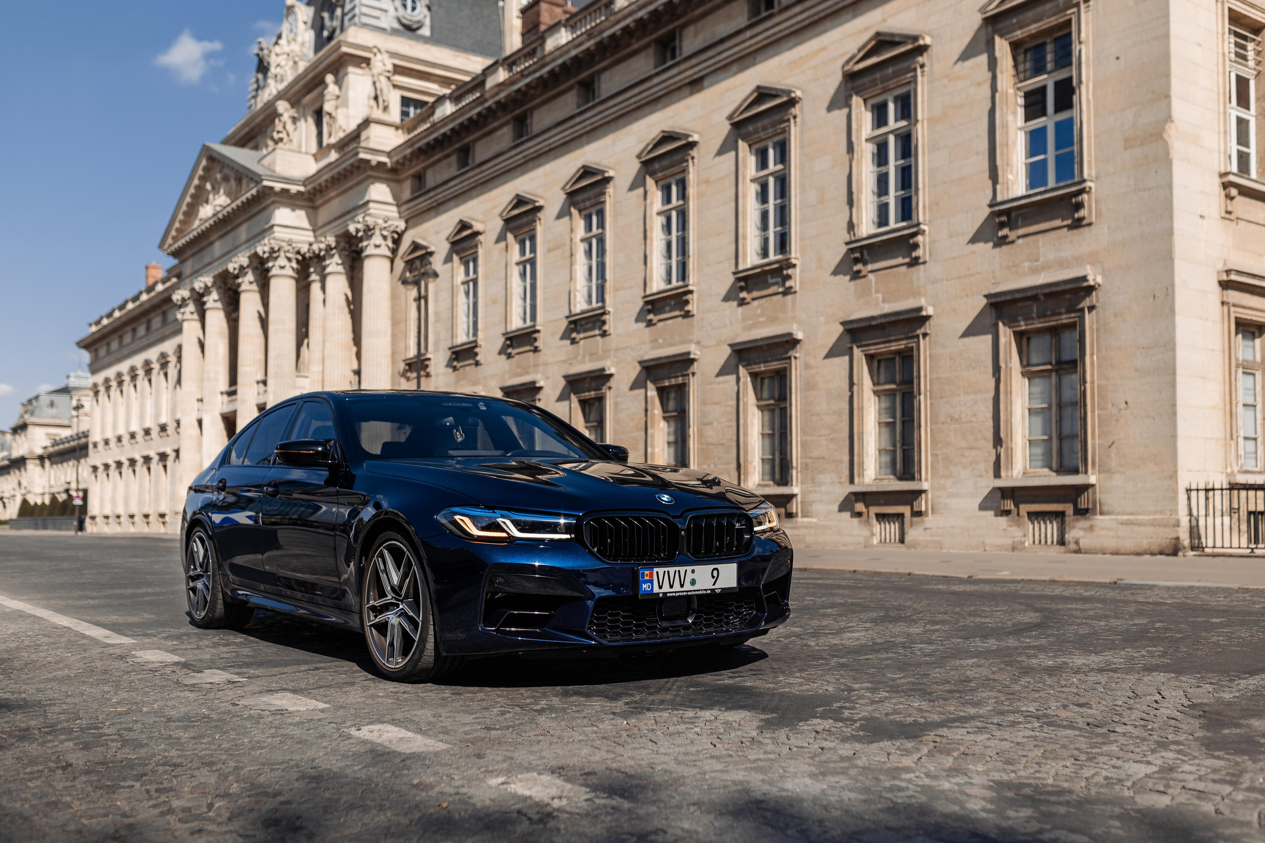 BMW M5 Competition. Photographe de voitures à Paris — Vitalii Motruk