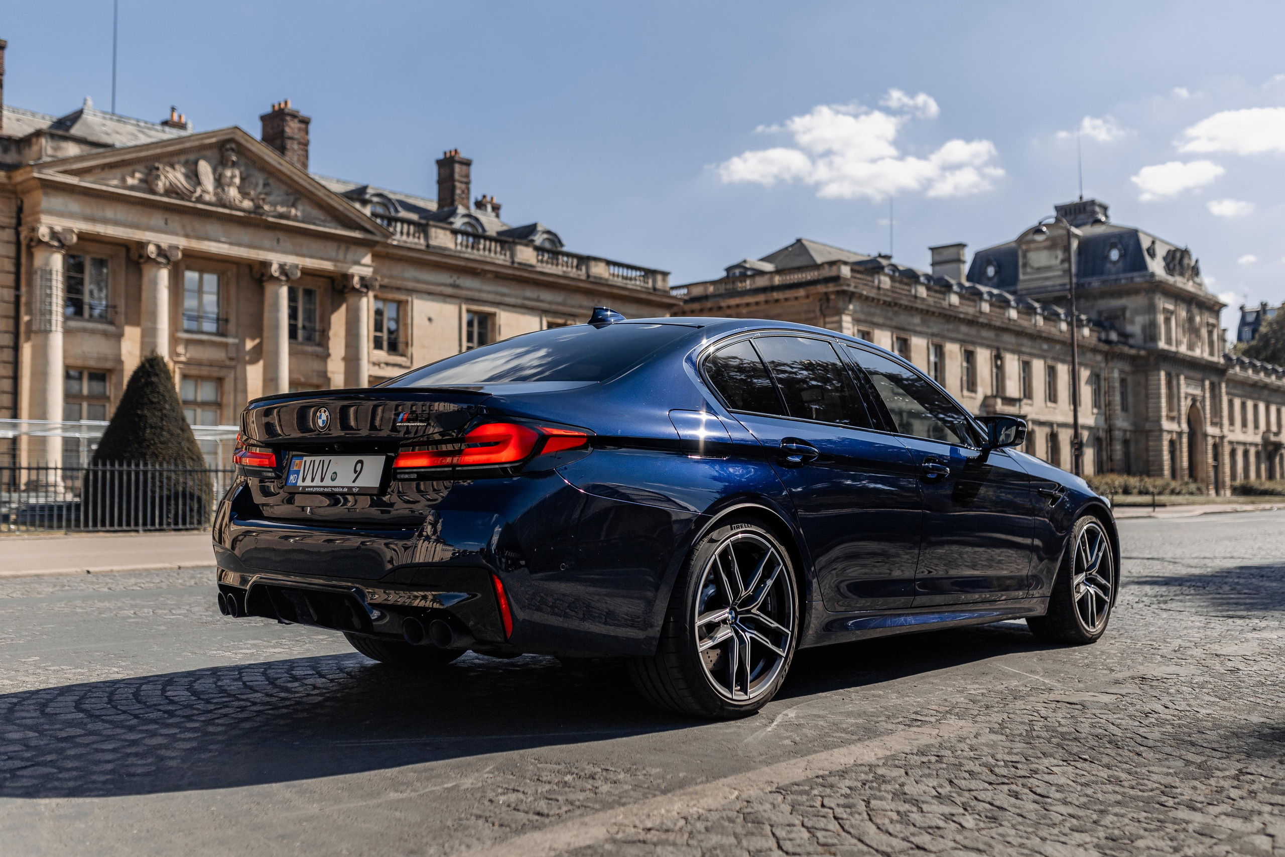 BMW M5 Competition. Photographe de voitures à Paris — Vitalii Motruk