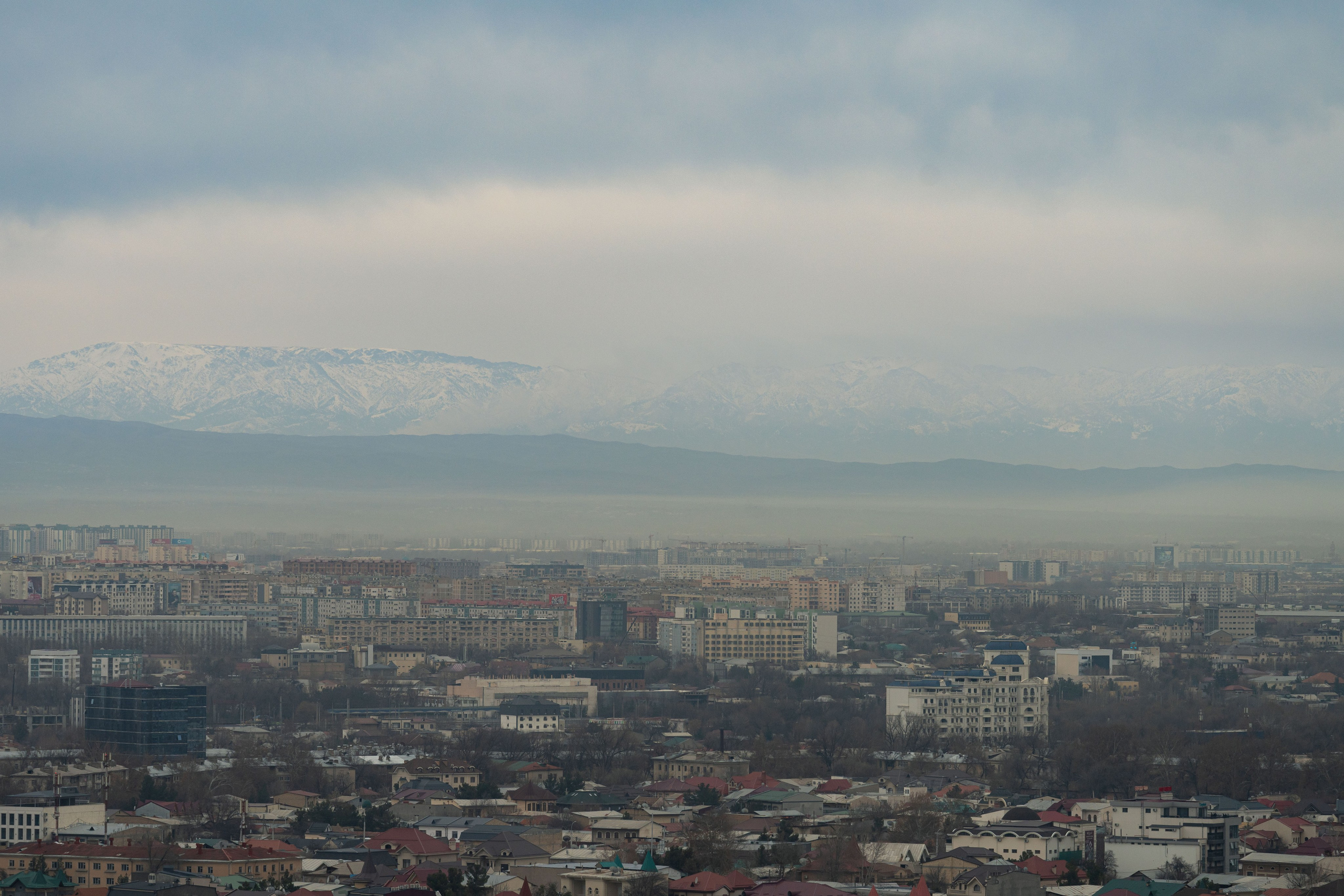 Смог в Ташкенте или Взгляд на город с высоты птичьего полета. Георгий Намазов | Фотограф в Ташкенте