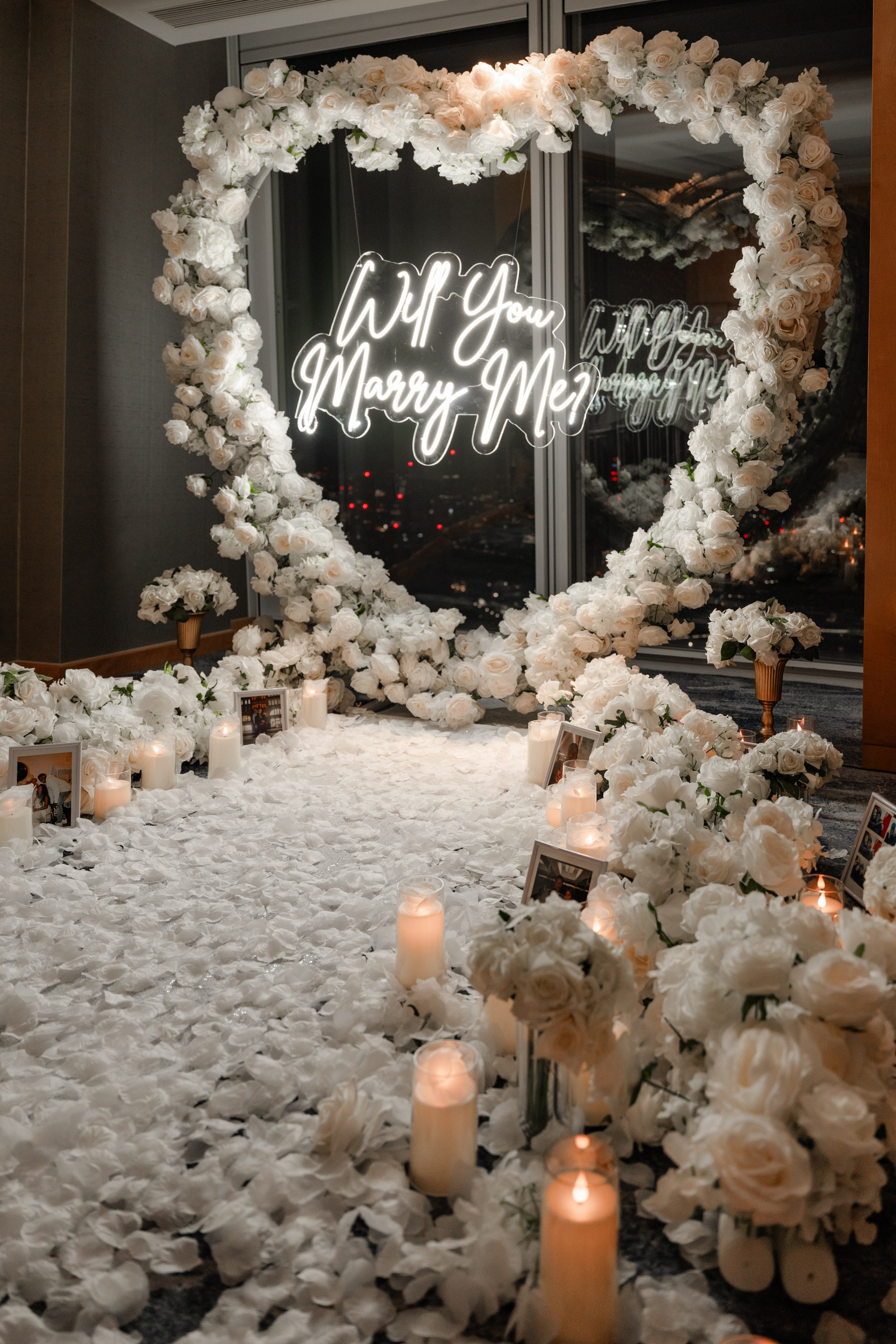 The proposal in The Shard. Tonya Kyrylenko photographer in London