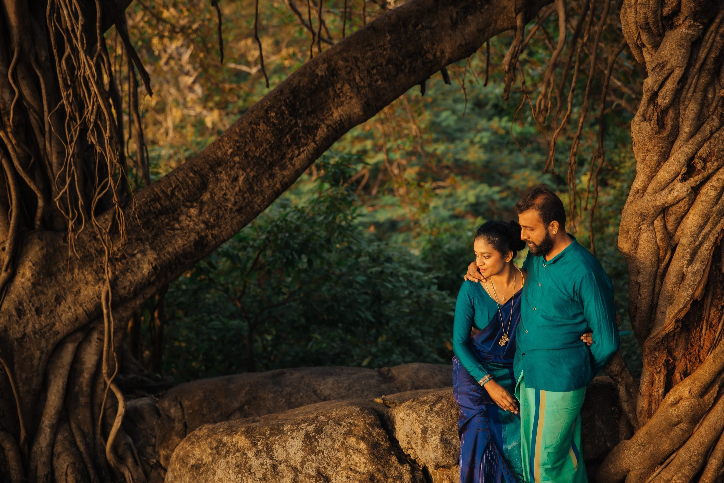 A romantic post wedding couple shoot at Kurunegala