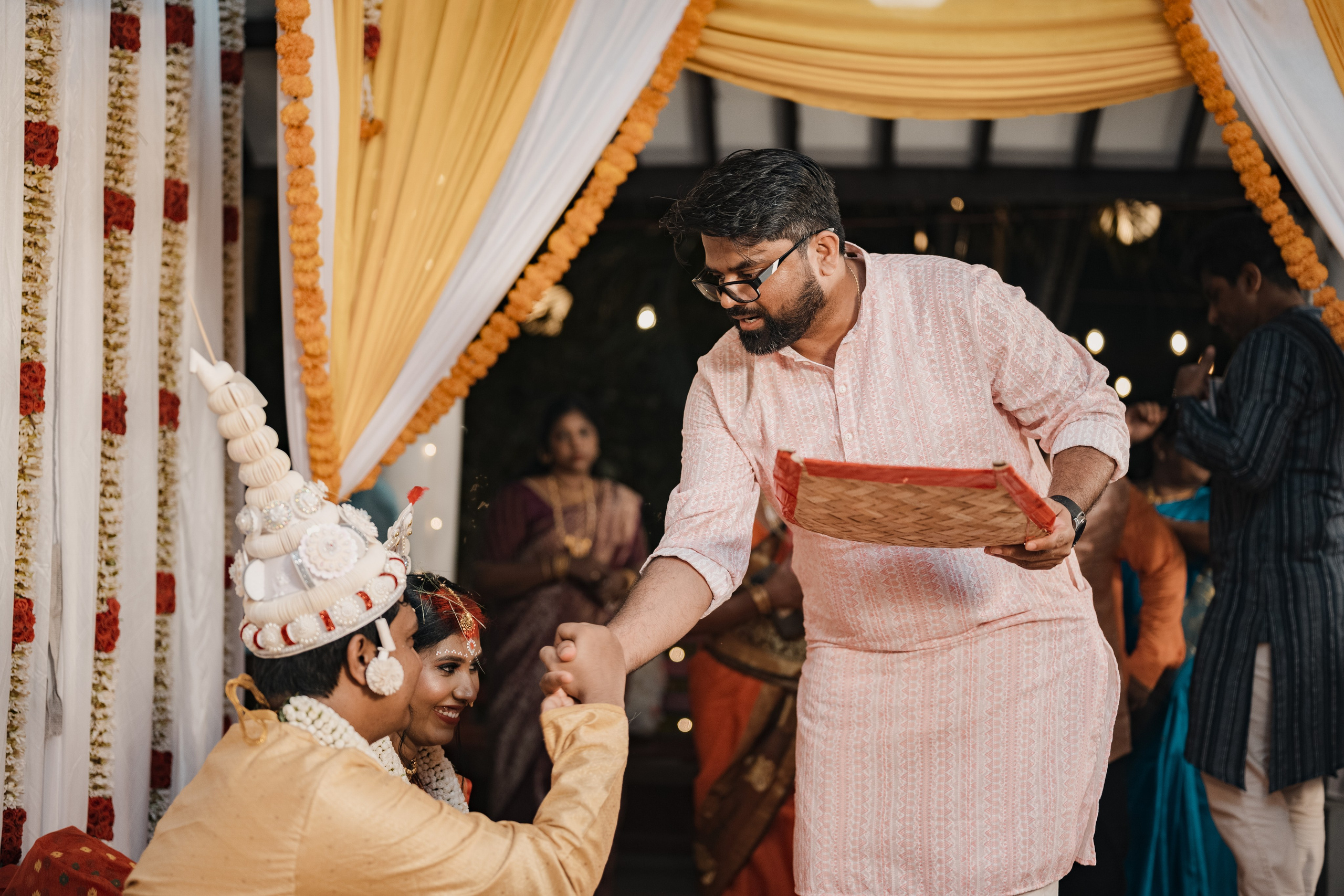 Sagaya & Rakesh. Agam Vizha