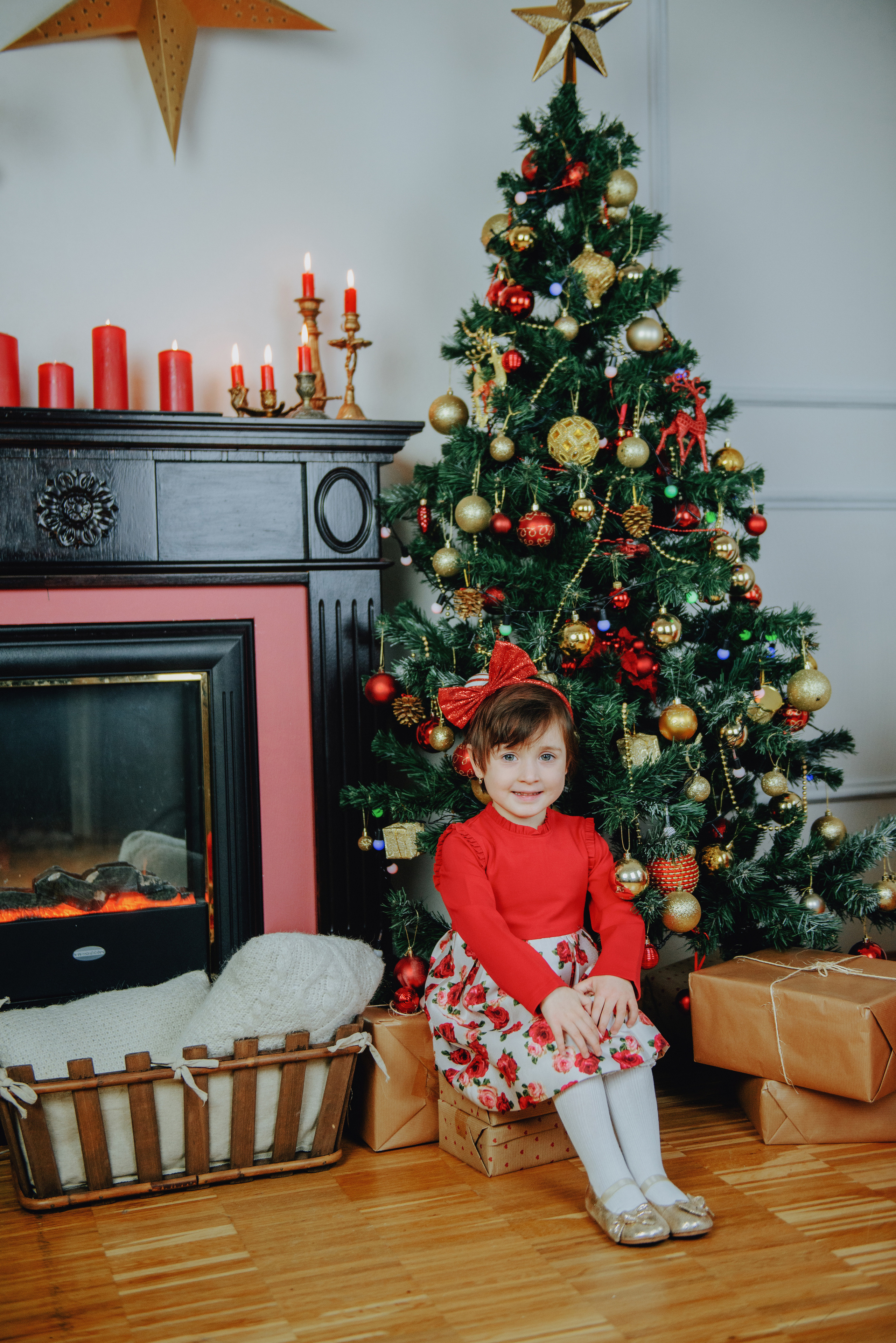 Christmas photography. Professional photographer in Prague Anastasia Haritonova