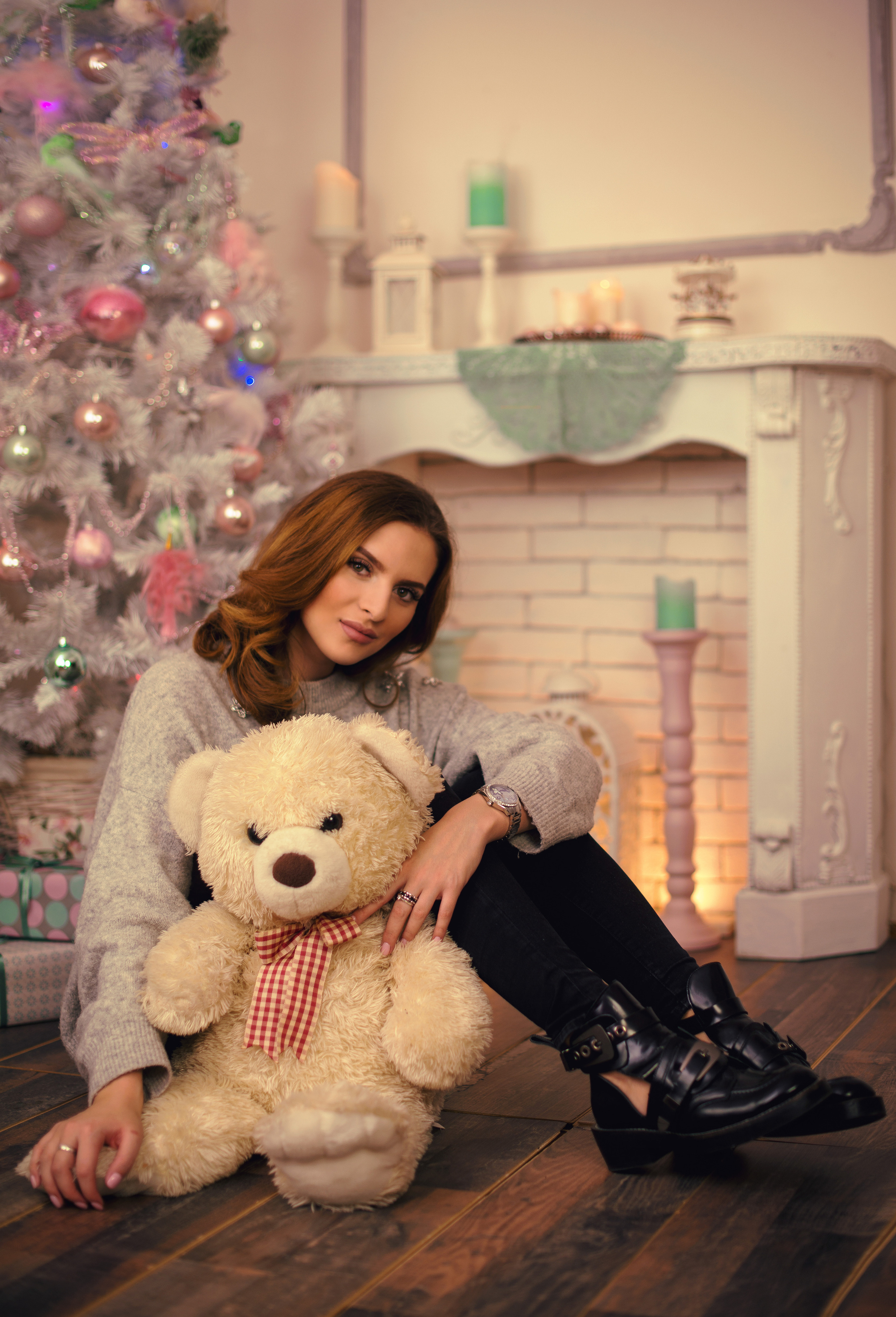 Christmas photography. Professional photographer in Prague Anastasia Haritonova