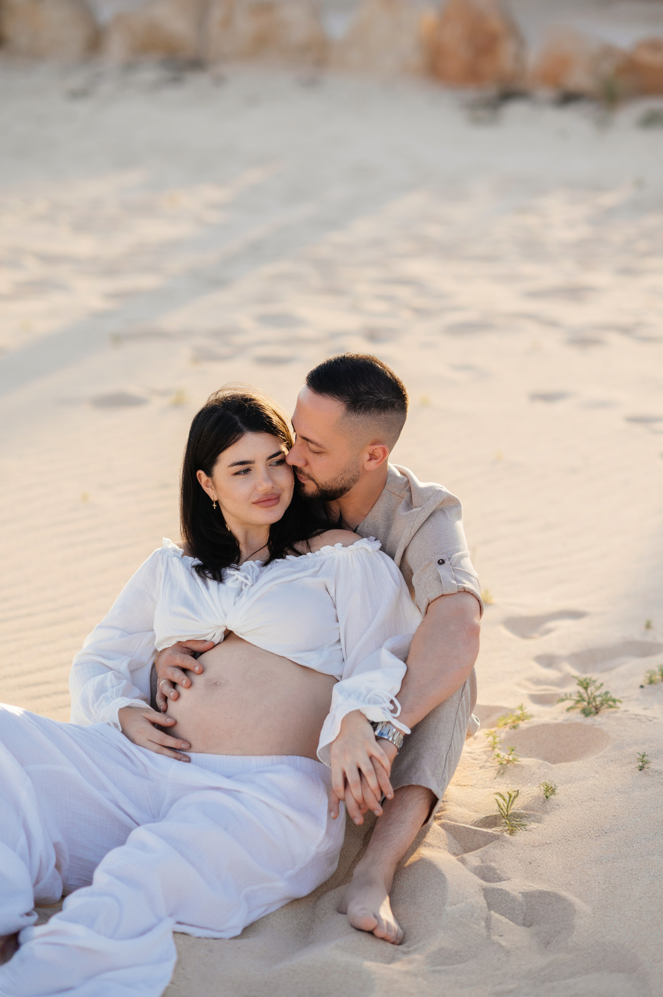 На пляже. Фотограф на Кипре