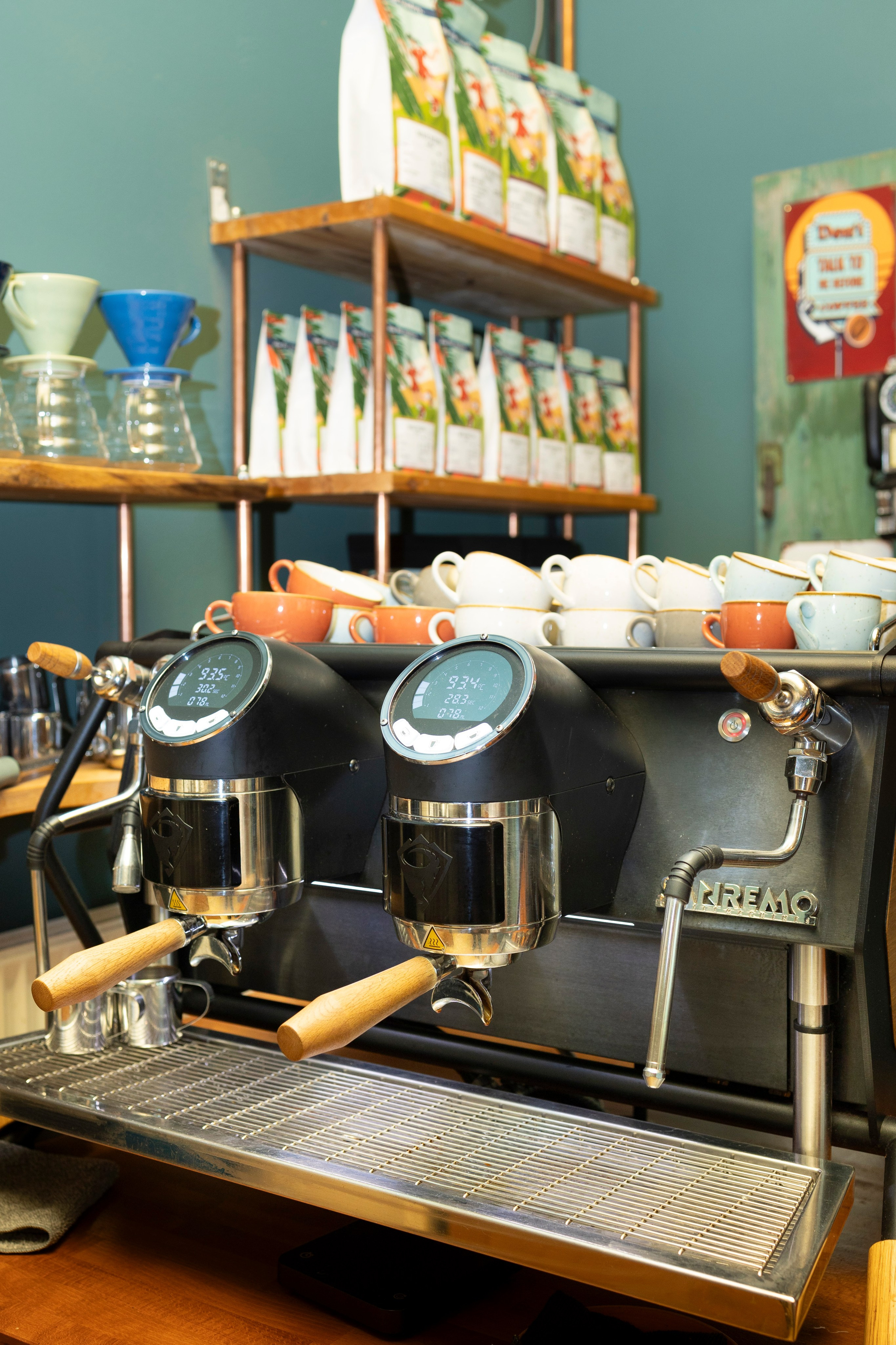 Cafe. Photographer in Munich