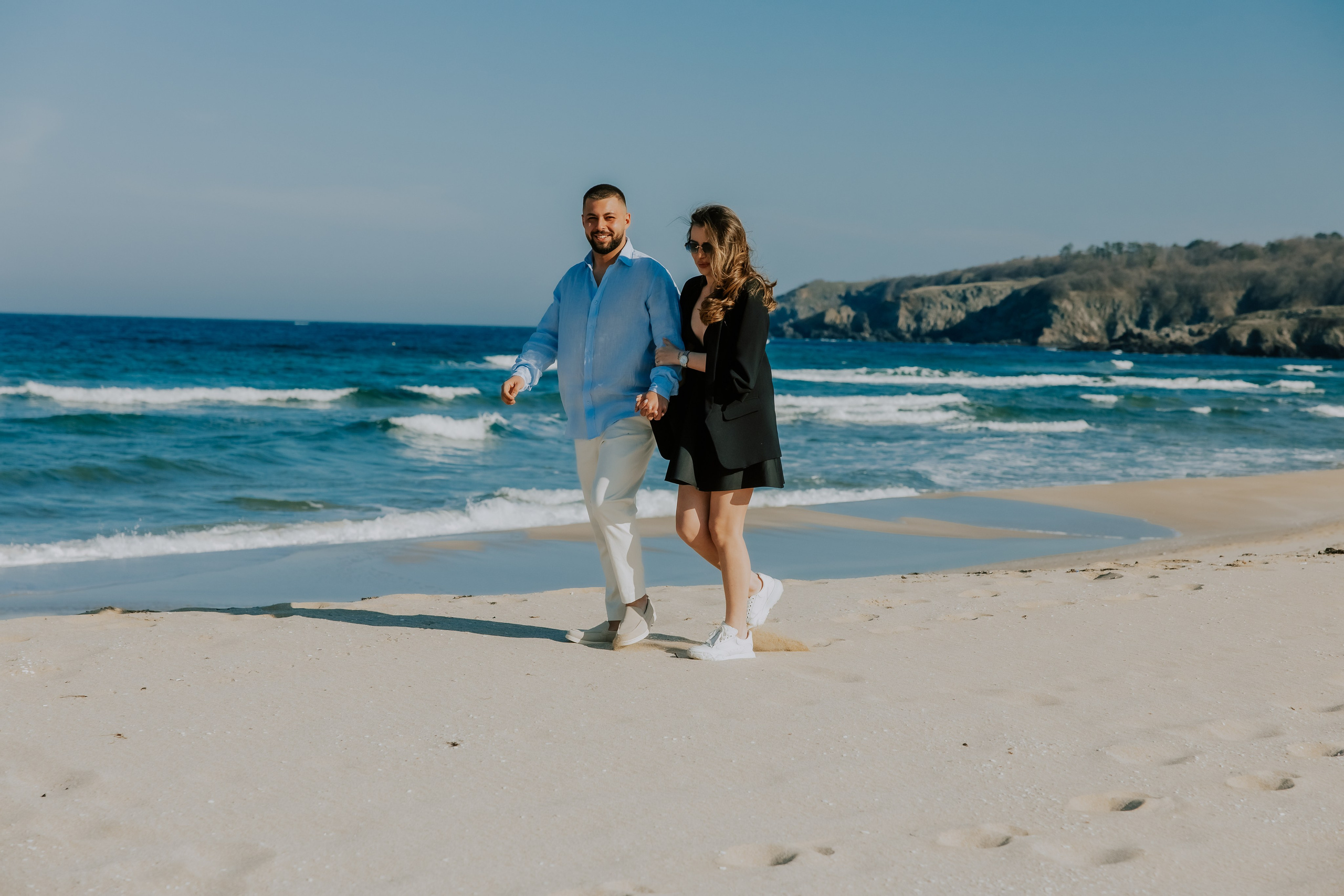 Годеж на плажа. Фотограф Ирина Йотова